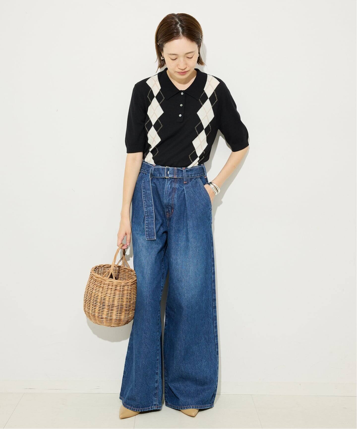 BAGMATI/バグマティ SLOBE別注 ファーカゴバッグ（かごバッグ