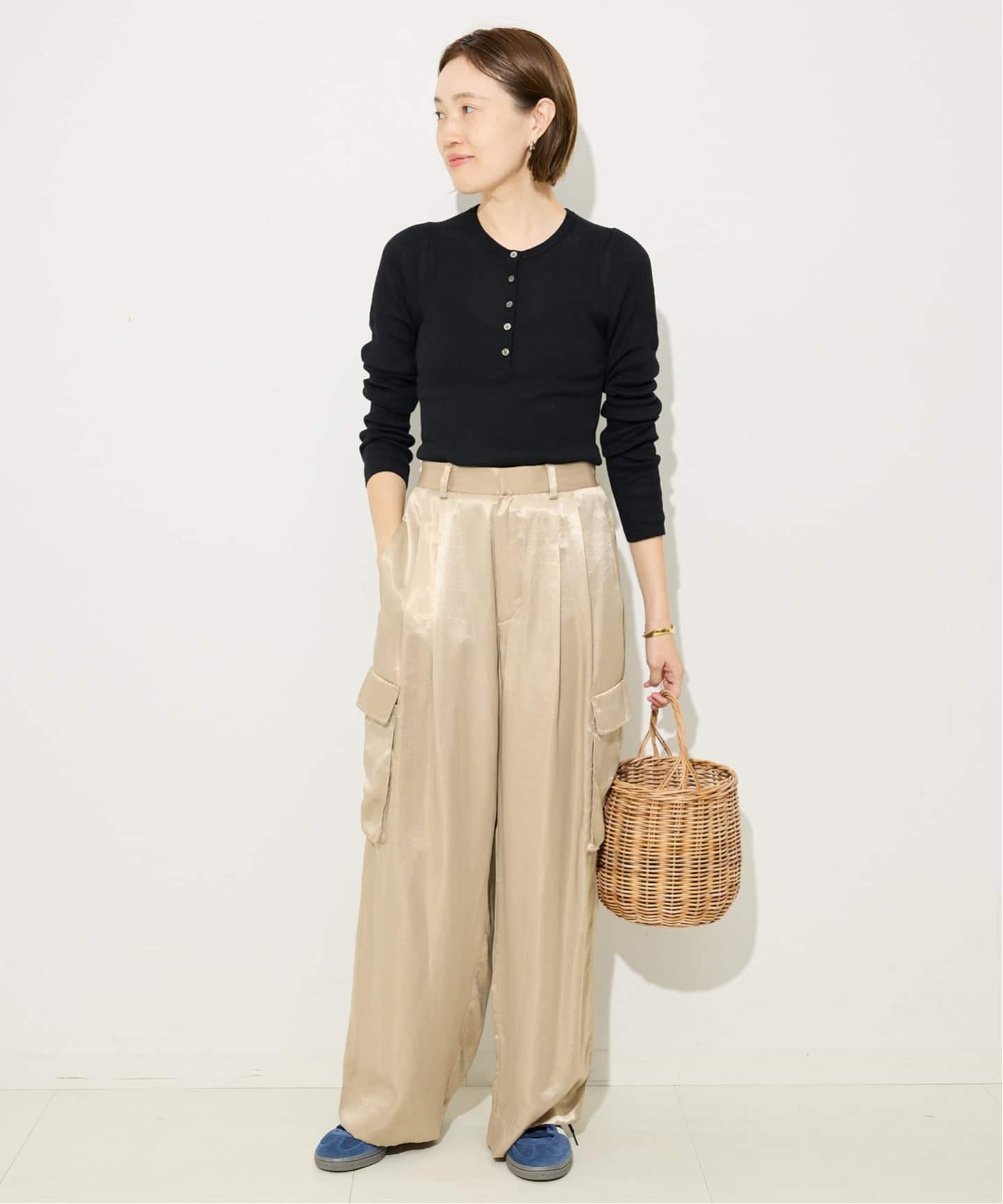BAGMATI/バグマティ SLOBE別注 ファーカゴバッグ（かごバッグ