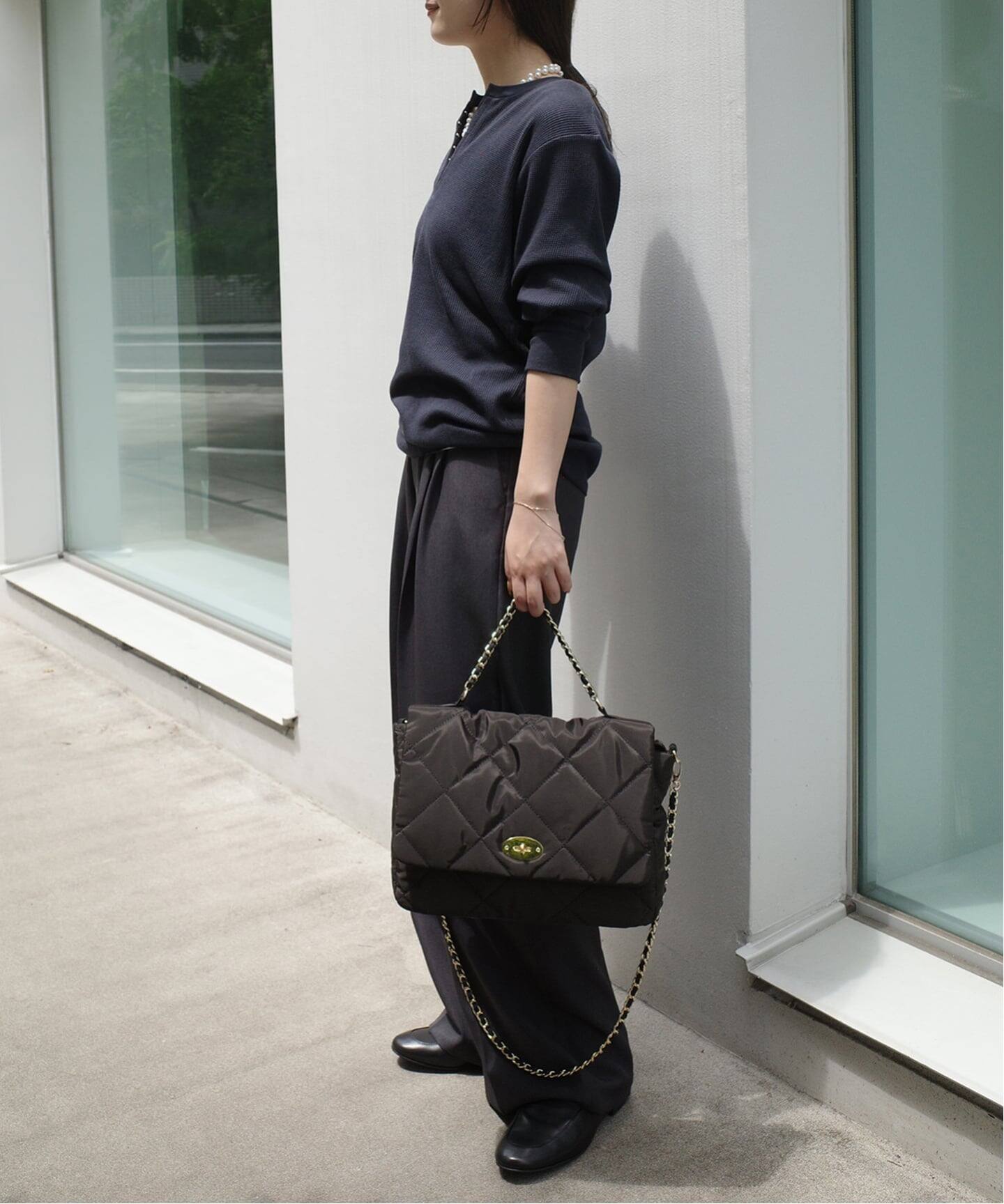 OUTDOOR/アウトドア SLOBE別注 キルティンクショルダーバッグ