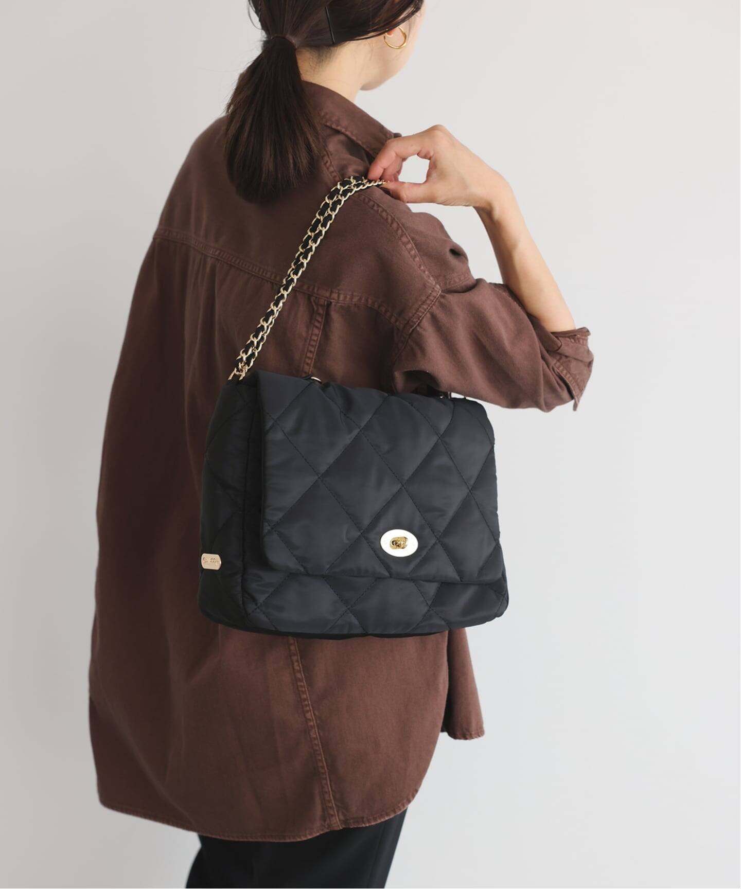 OUTDOOR/アウトドア SLOBE別注 キルティンクショルダーバッグ