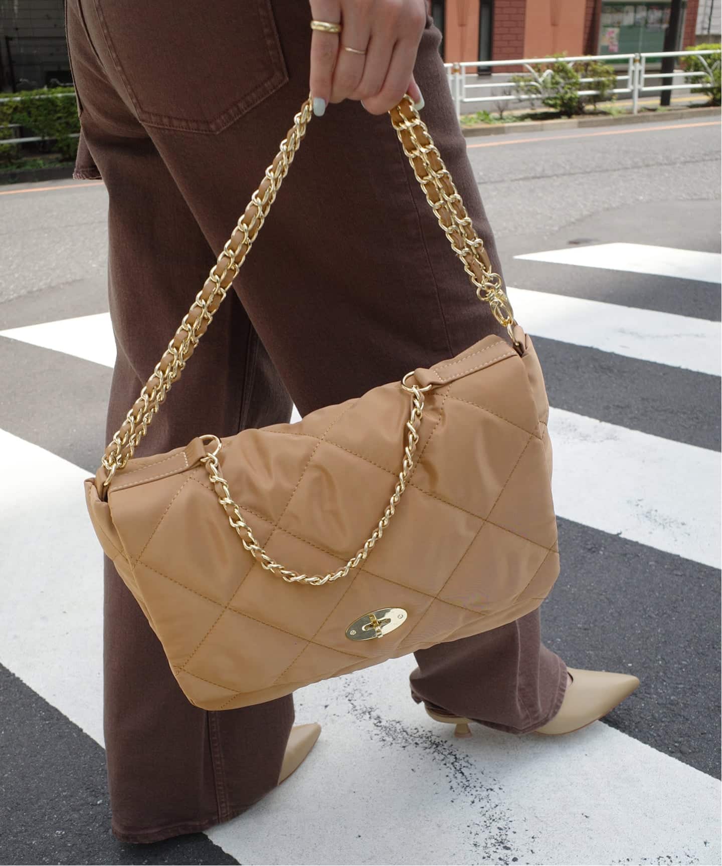 スローブイエナ　OUTDOOR/アウトドア SLOBE別注 ショルダーバッグ OUTDOOR/アウトドア SLOBE別注 スクエアショルダーバッグ
