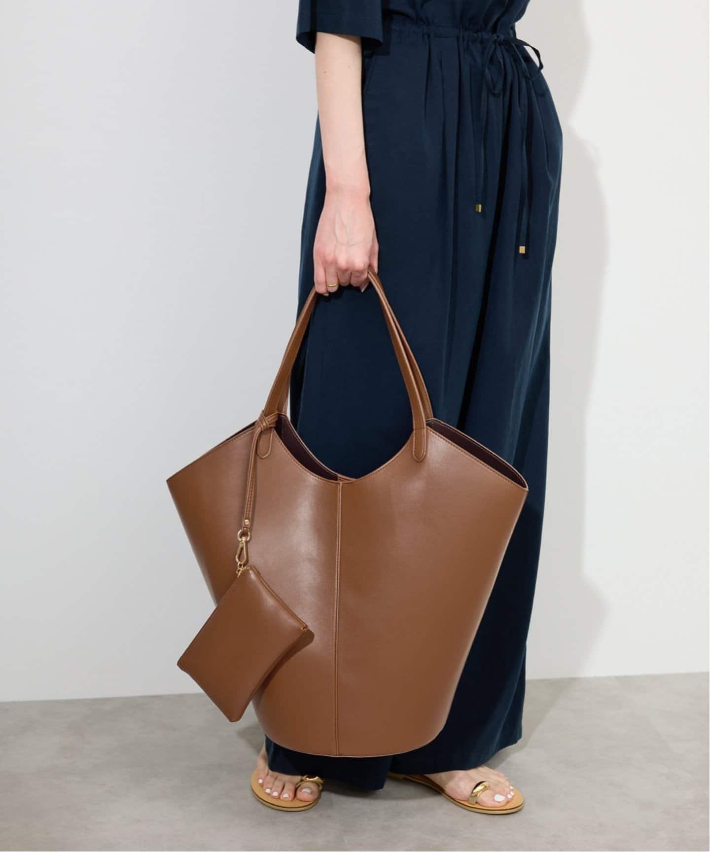 ミィちょ♡SLOBE BIG トートバッグ　ブラック WEB限定/追加》SLOBE BIG トートバッグ（トートバッグ）｜SLOBE