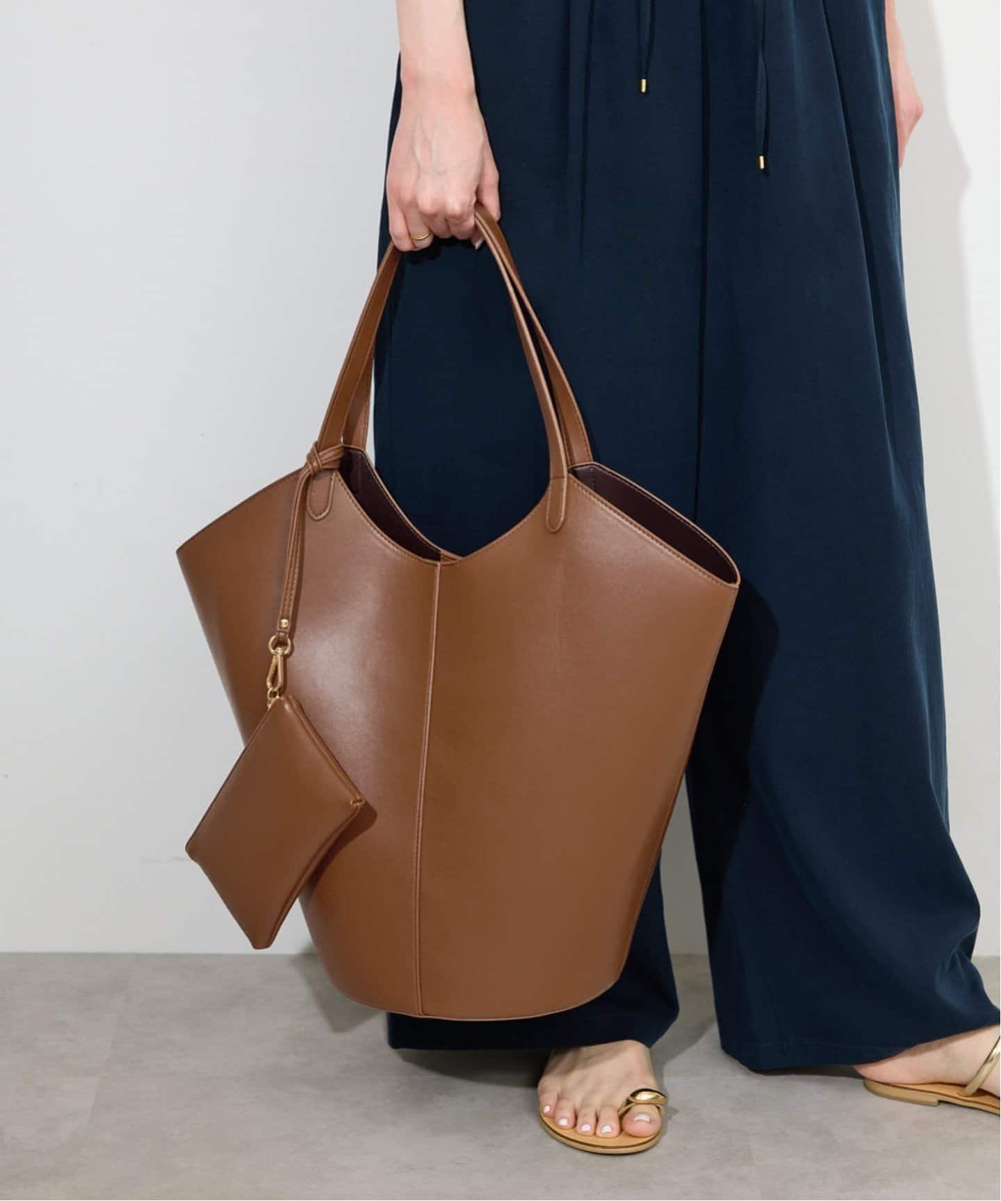 一部WEB限定/追加》SLOBE ラウンドビッグトート（トートバッグ