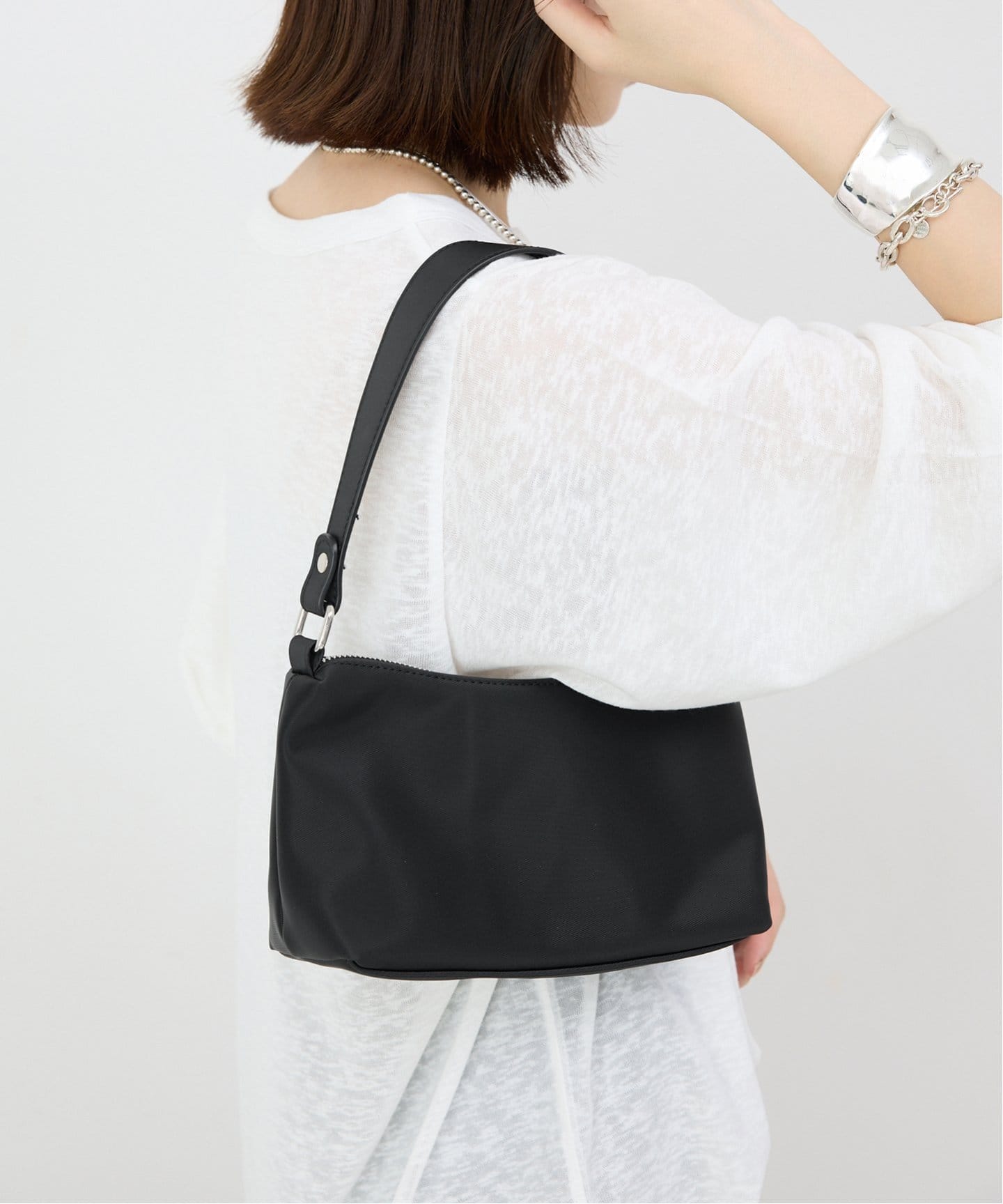 SLOBE IENA - 【新品】SLOBE IENA ナイロンツイルMA-1 ブラック SLOBE IENA（スローブイエナ）の「《追加》ナイロンツイルMA-1