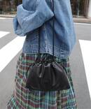 《追加予約》SLOBE 3WAY スムース巾着バッグ