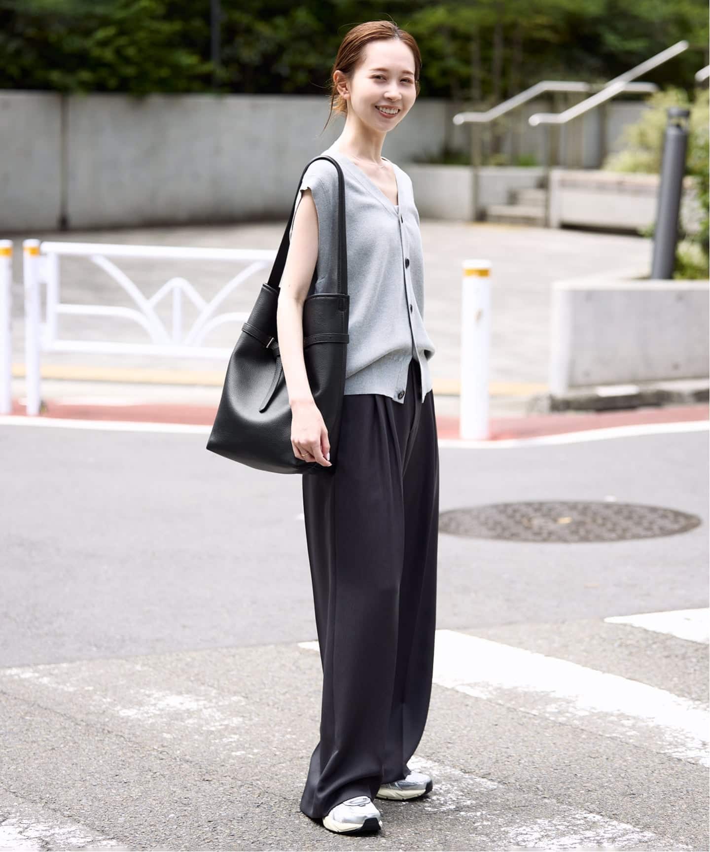 SLOBE BELT TOTE BAG 通勤バッグ　A4slobe iena 追加》SLOBE ベルトスクエアトートバッグ（ショルダーバッグ）｜SLOBE