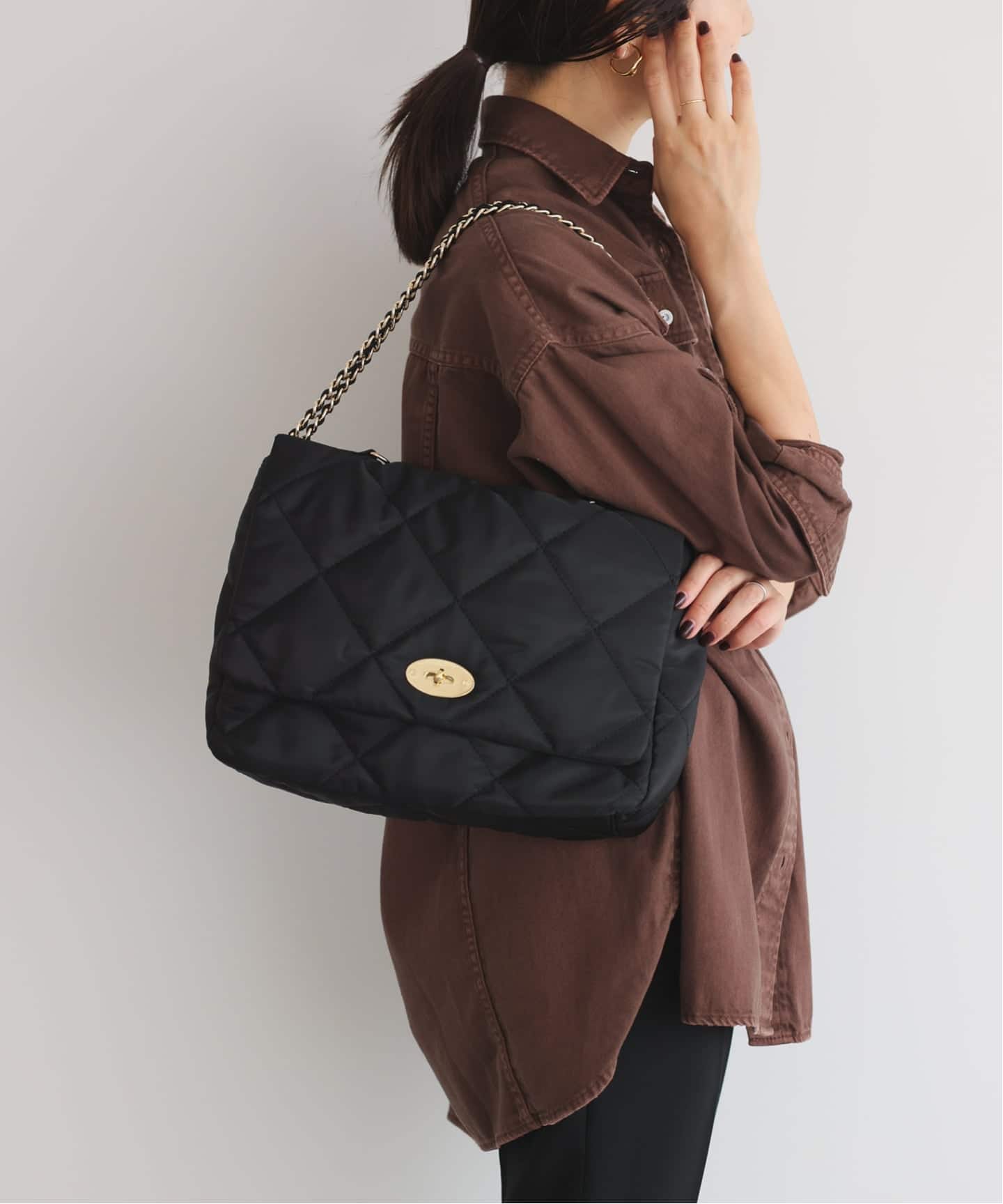 追加》OUTDOOR/アウトドア SLOBE別注 キルティンクショルダーバッグ