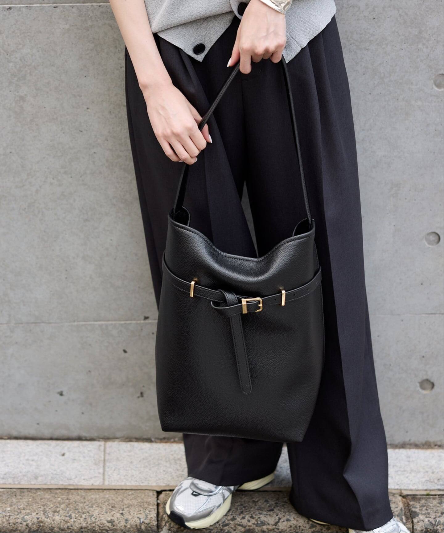 追加2》SLOBE ベルトスクエアトートバッグ（ショルダーバッグ）｜SLOBE