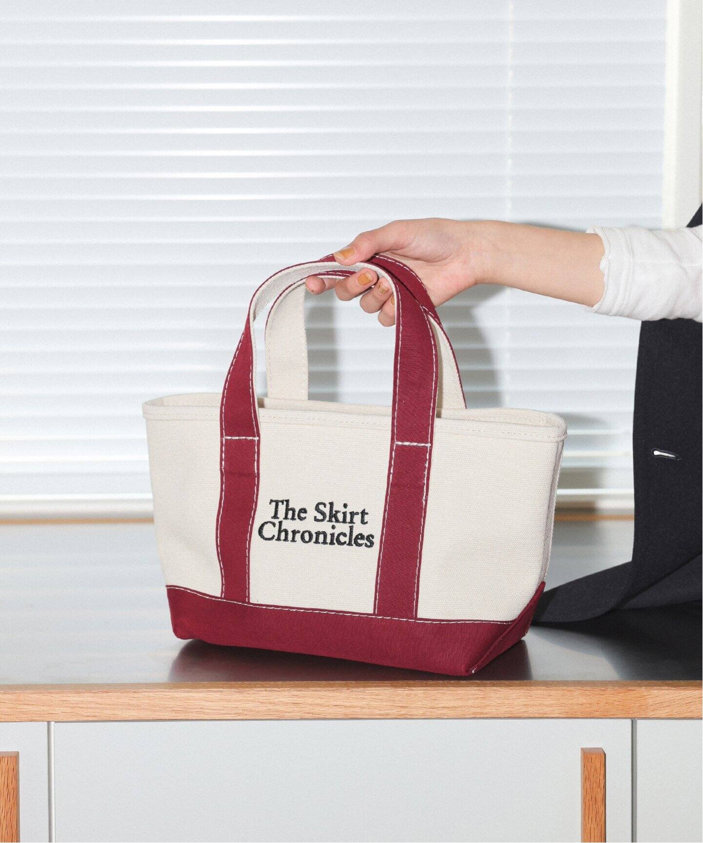 追加2予約》The Skirt Chronicles SLOBE別注 キャンバスミニトート 