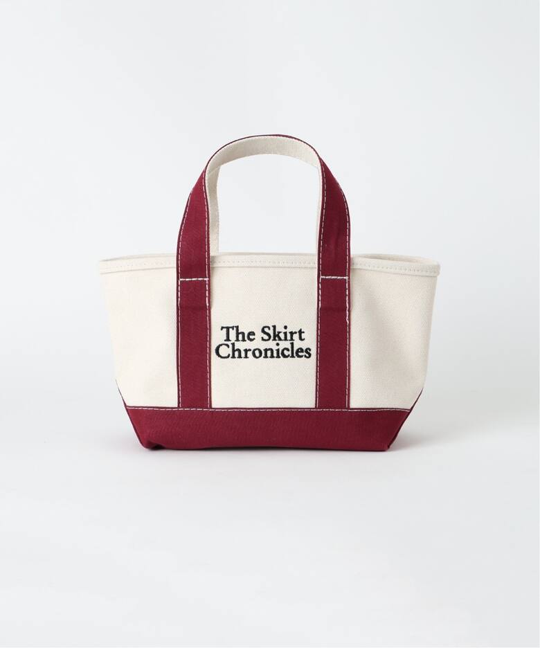 追加2》The Skirt Chronicles SLOBE別注 キャンバスミニトートバッグ 