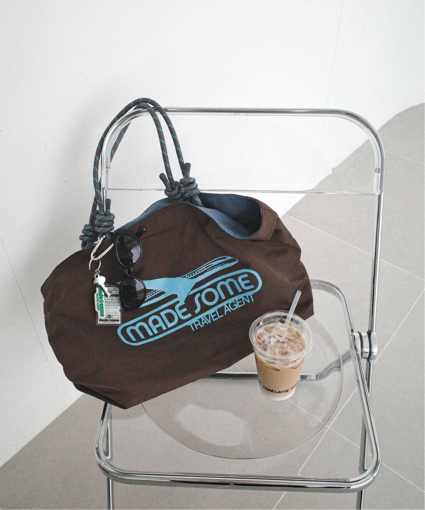made some sports wear for SLOBE IENA ナイロン LOGO BAG（トート 
