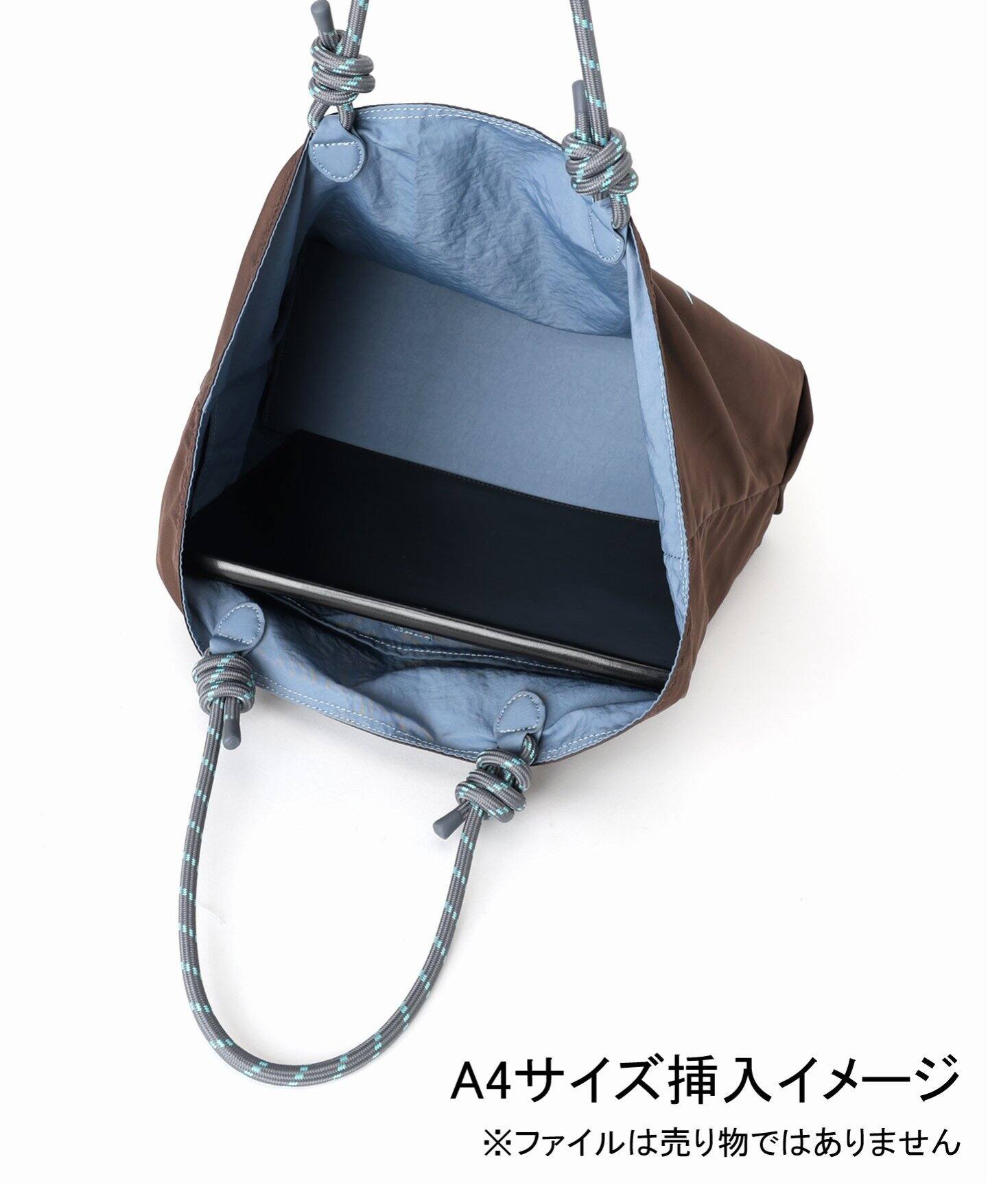 made some sports wear for SLOBE IENA ナイロン LOGO BAG（トート 