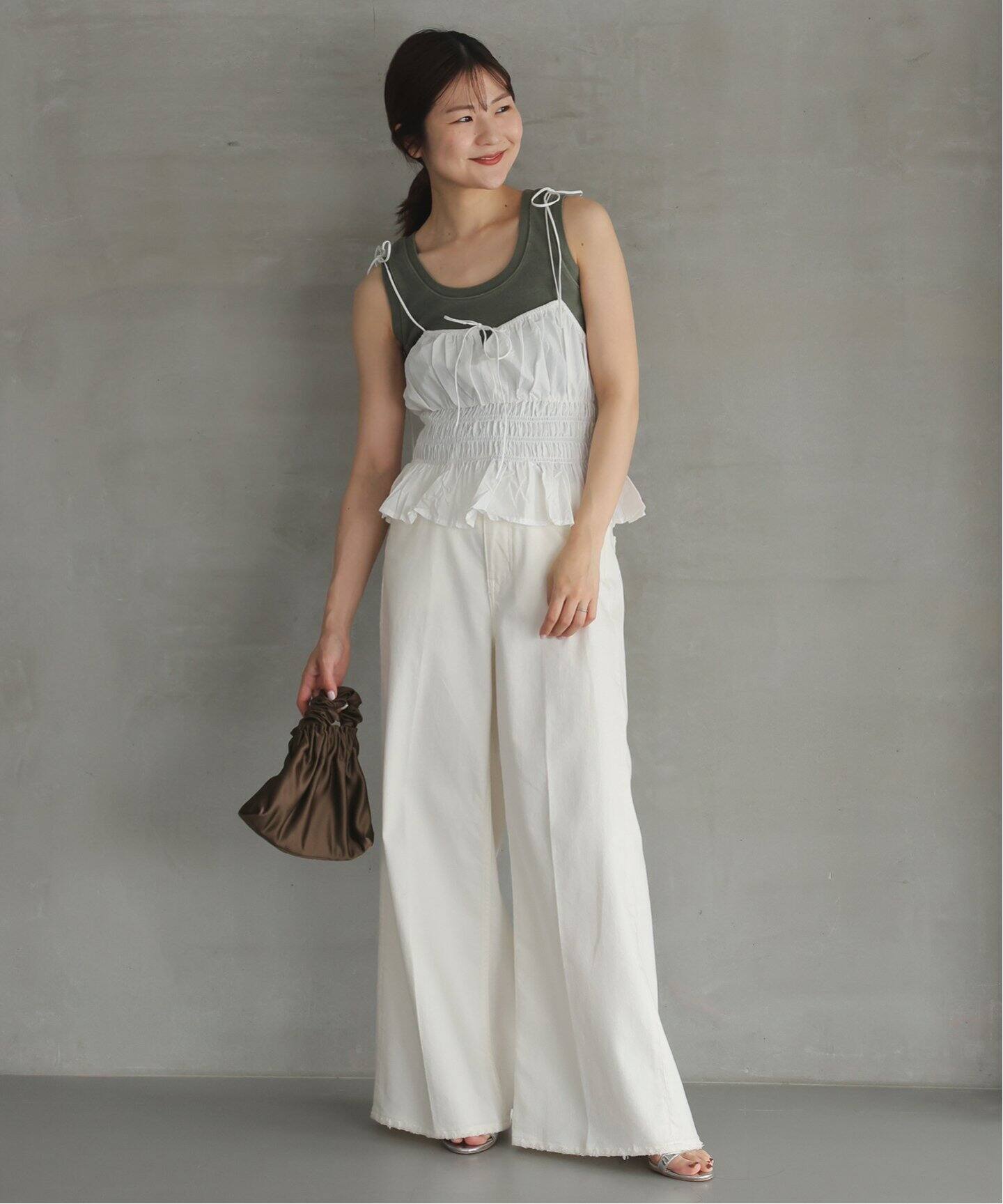 A Bronze Age/ブロンズエイジ サテンバッグ HALOBAG（ハンドバッグ