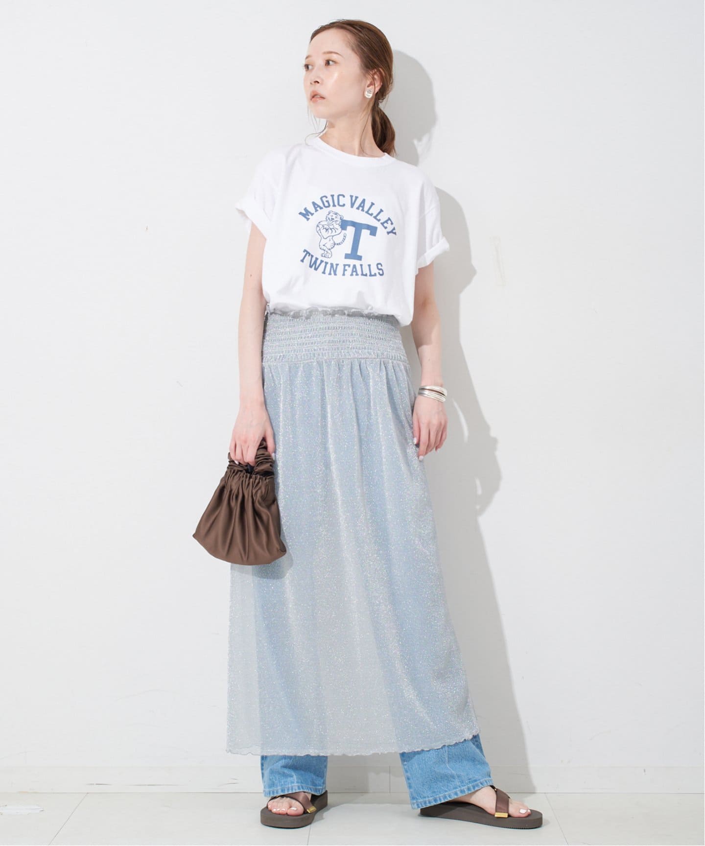 A Bronze Age/ブロンズエイジ サテンバッグ HALOBAG（ハンドバッグ