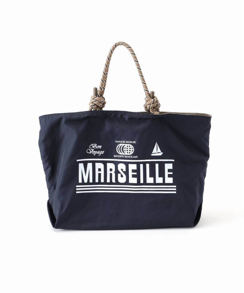 made some sports wear for SLOBE IENA ナイロン LOGO BAG（トート 