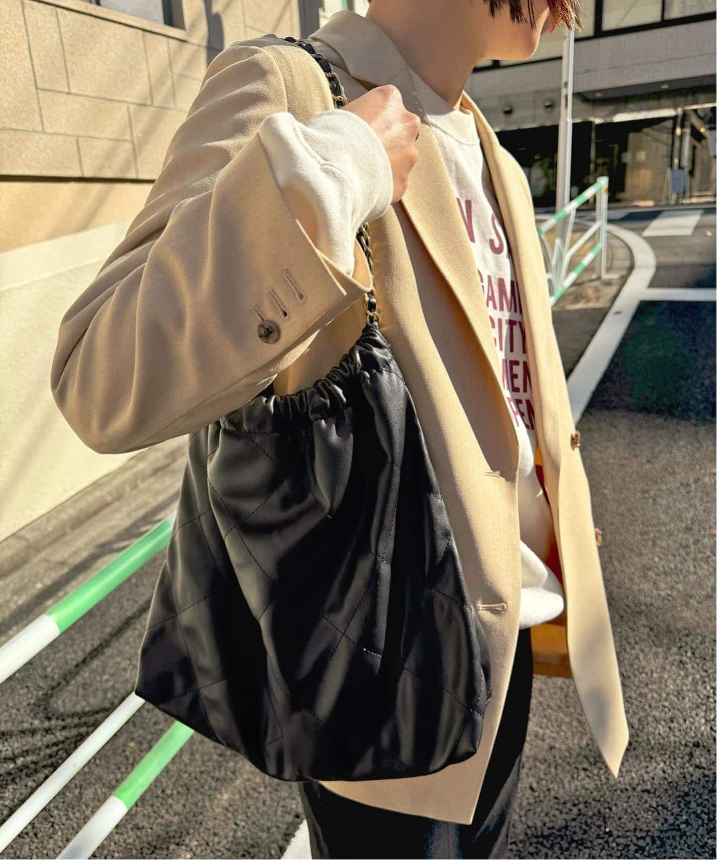 WEB限定/追加5》SLOBE キルティングバッグ（トートバッグ）｜SLOBE