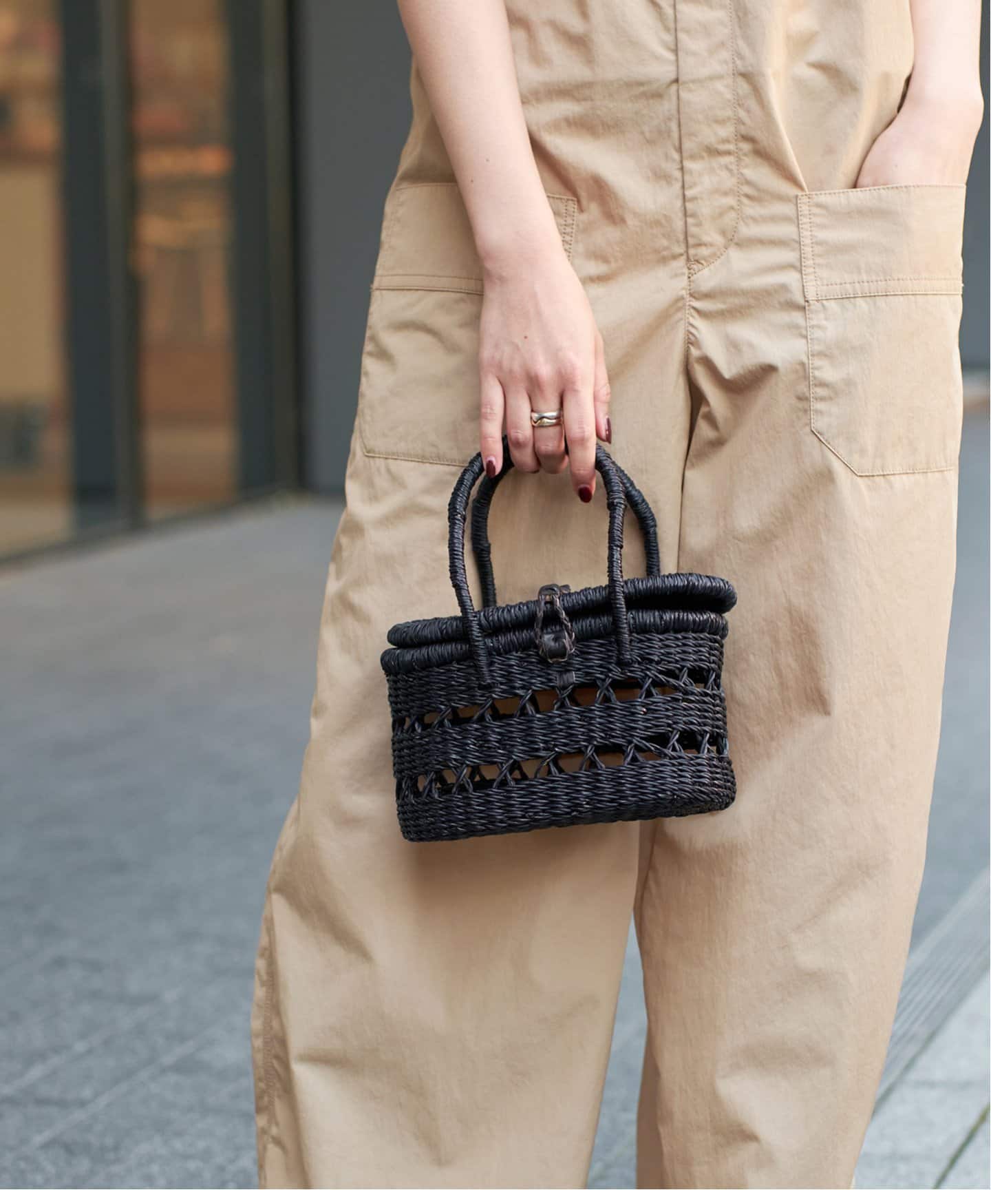 A POINT ETC Bamboo Bag 【IENA LA BOUCLE】 LA BOUCLE lunch かごバッグ（かごバッグ）｜IENA（イエナ）の