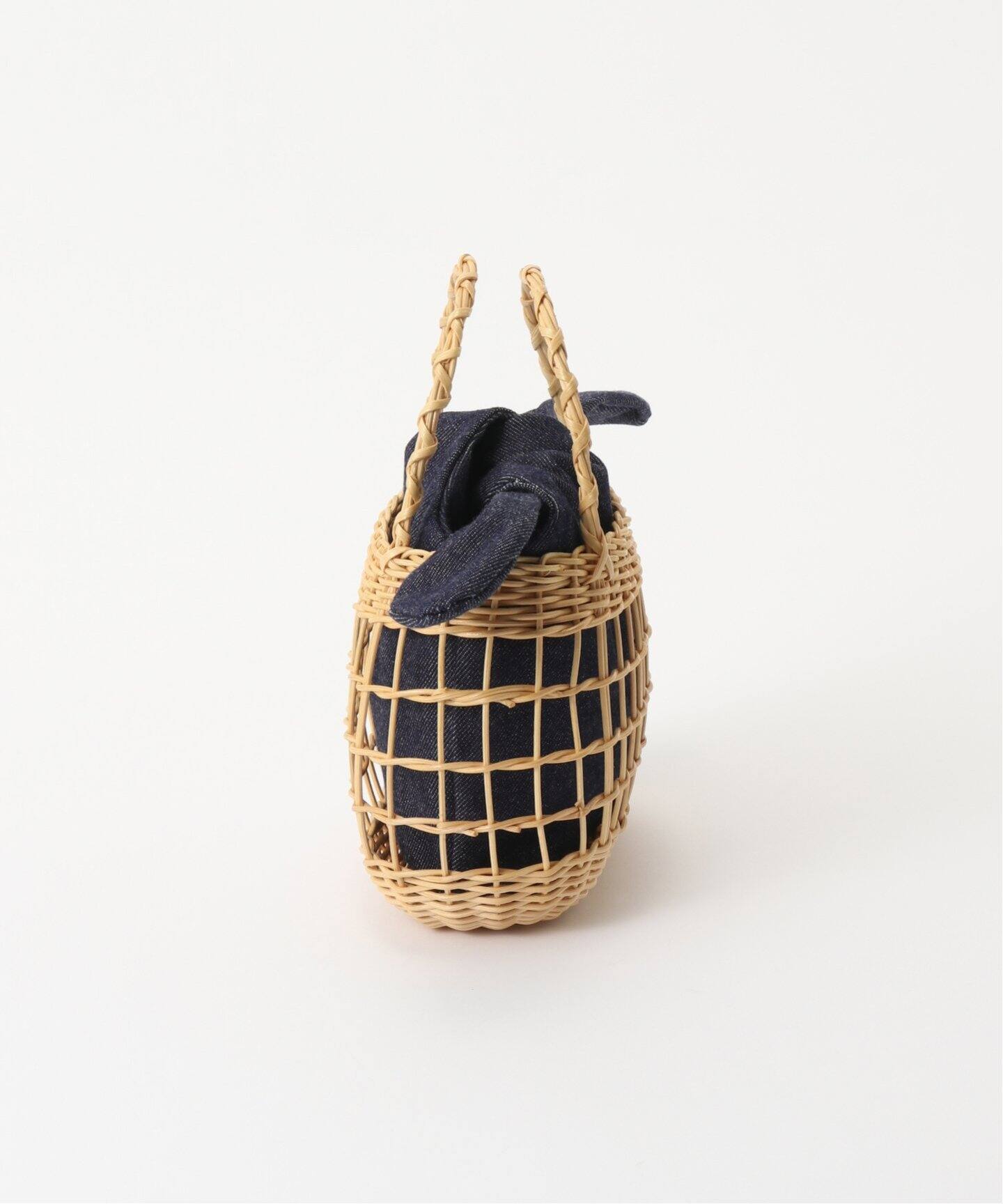 Maria la rosa/マリア ラ ローザ SMALL WAPITI NET W/JEAN PO バッグ 