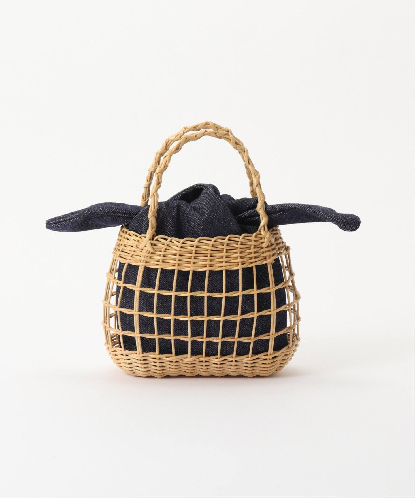 Maria la rosa/マリア ラ ローザ SMALL WAPITI NET W/JEAN PO バッグ  