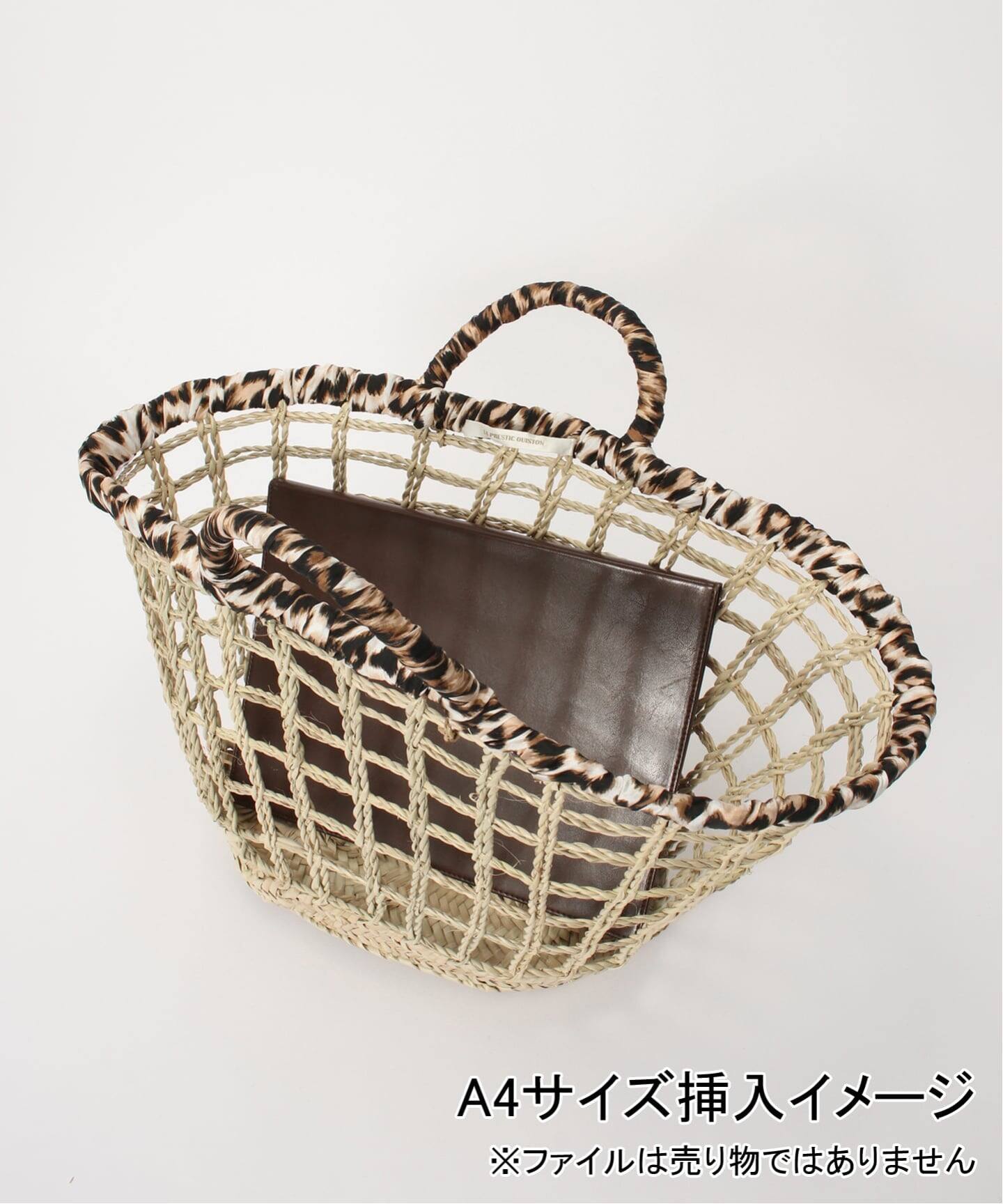 LA PRESTIC OUISTON かごバッグ LA PRESTIC OUISTON/ラ プレスティック ウィストン PANIER