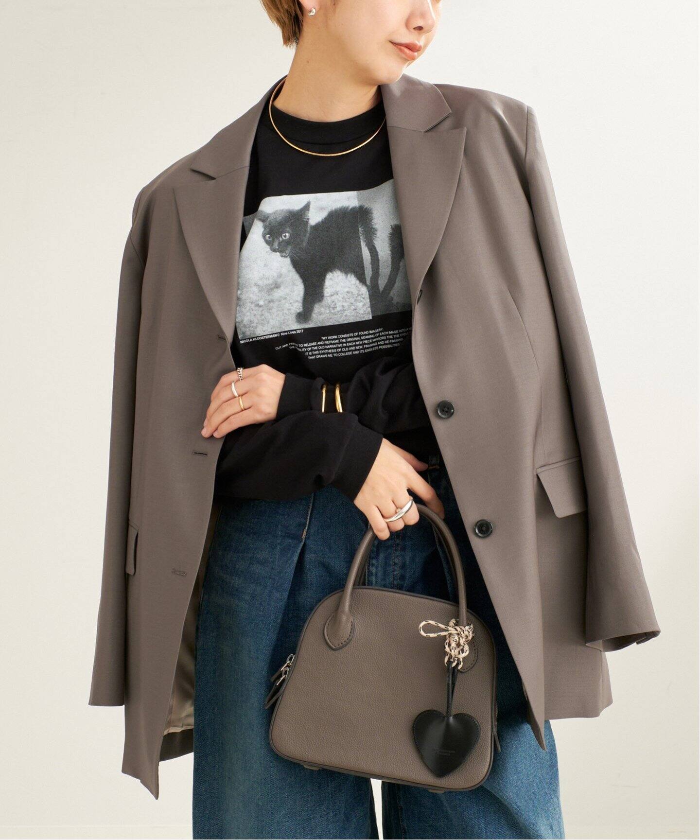 追加》MAISON CANAU / メゾン カナウ ROUND BOSTON Sバッグ  