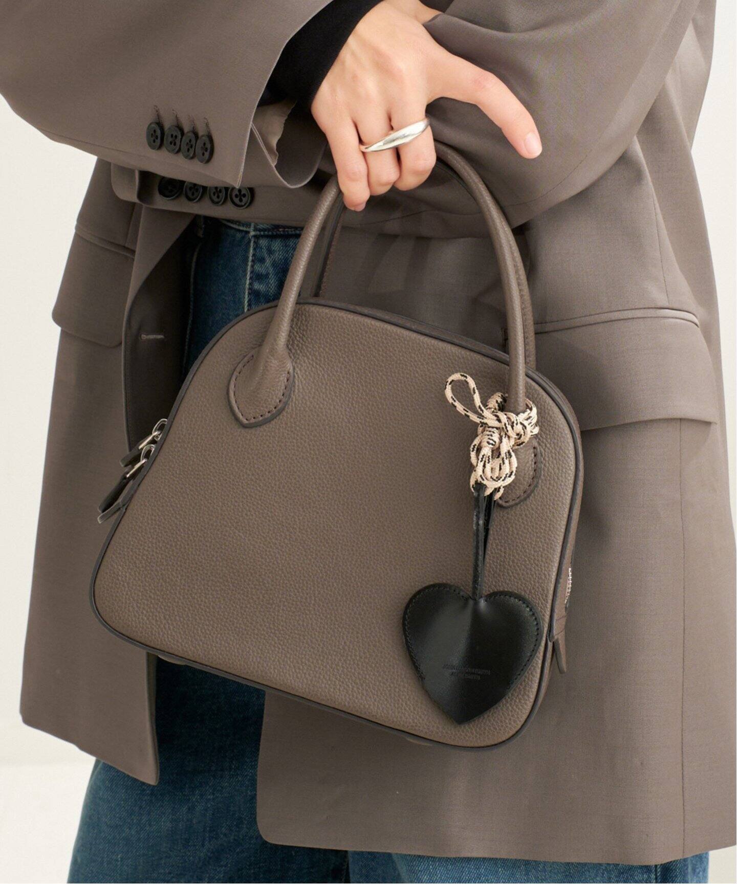 追加》MAISON CANAU / メゾン カナウ ROUND BOSTON Sバッグ  