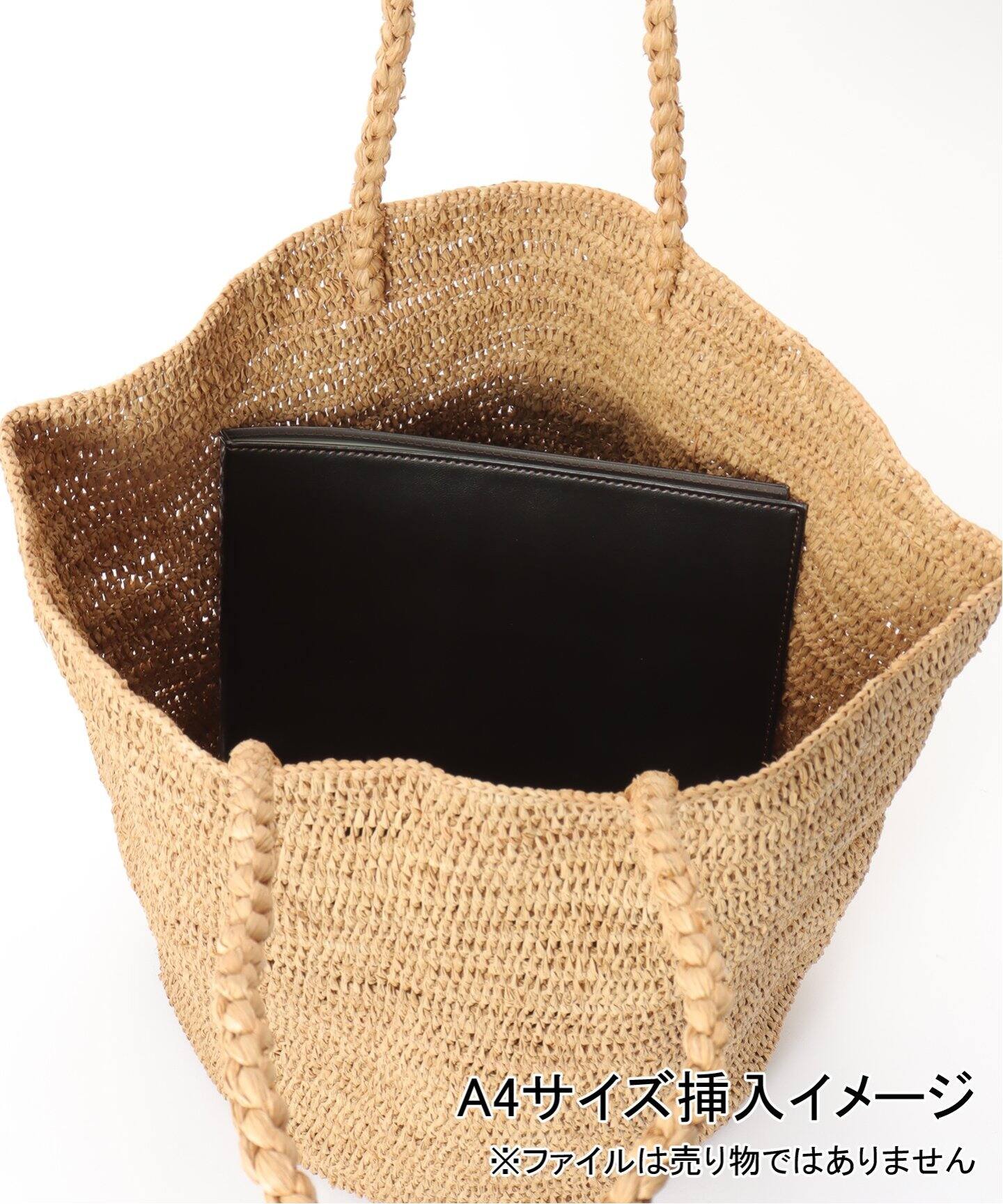 RAFFIA BASKET バッグ（かごバッグ）｜Plage（プラージュ）の通販  