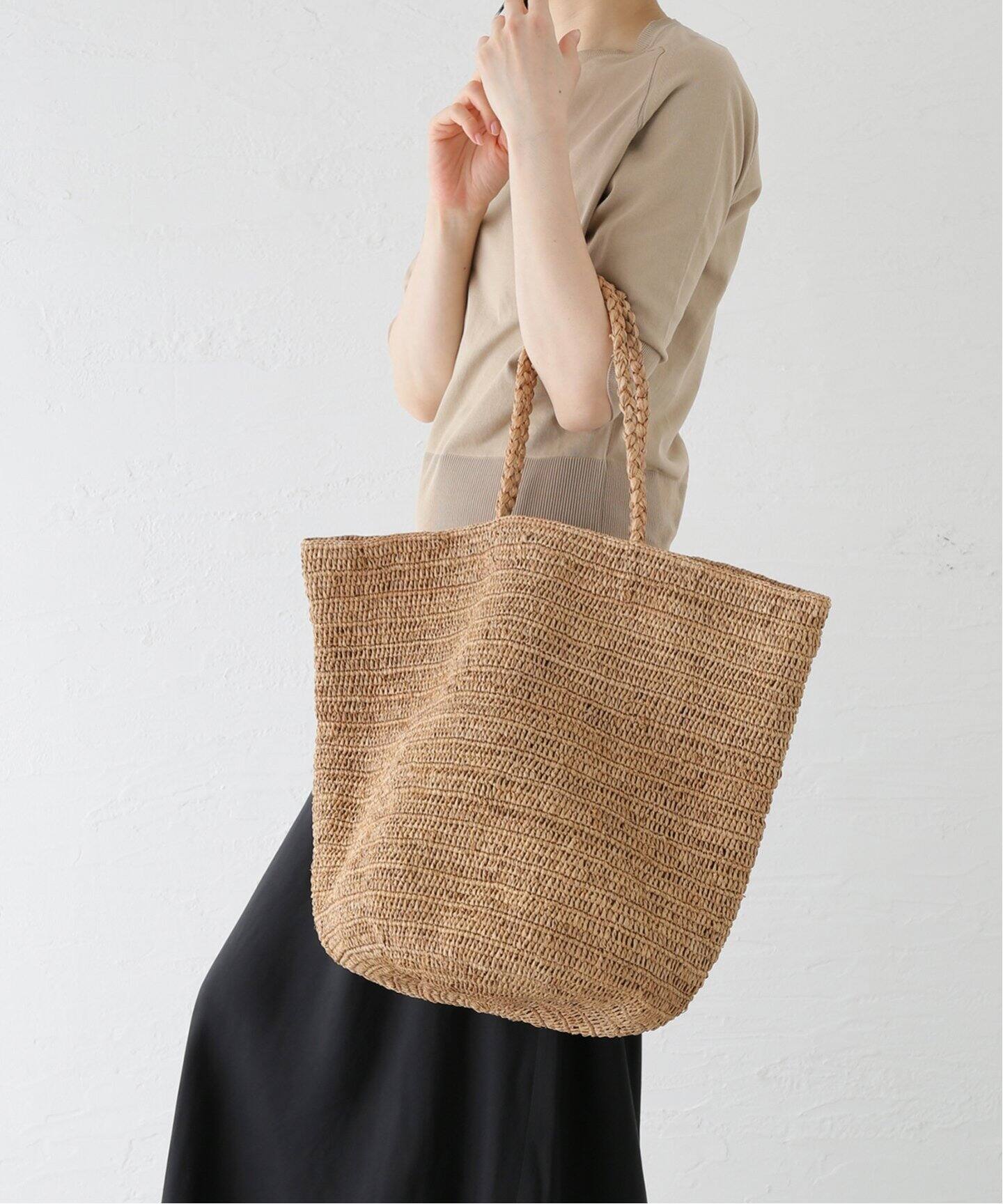 RAFFIA BASKET バッグ（かごバッグ）｜Plage（プラージュ）の通販  