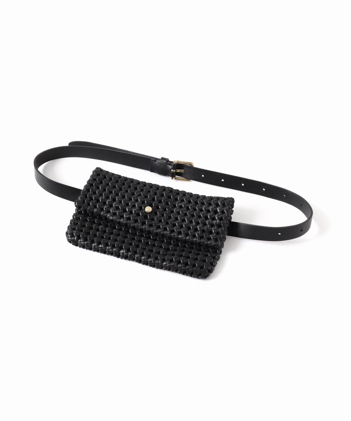 新品 Plage MANUELA ベルトバッグ ブラック ドゥーズィエムクラス 新品 Plage MANUELA ベルトバッグ ブラック ドゥーズィエム