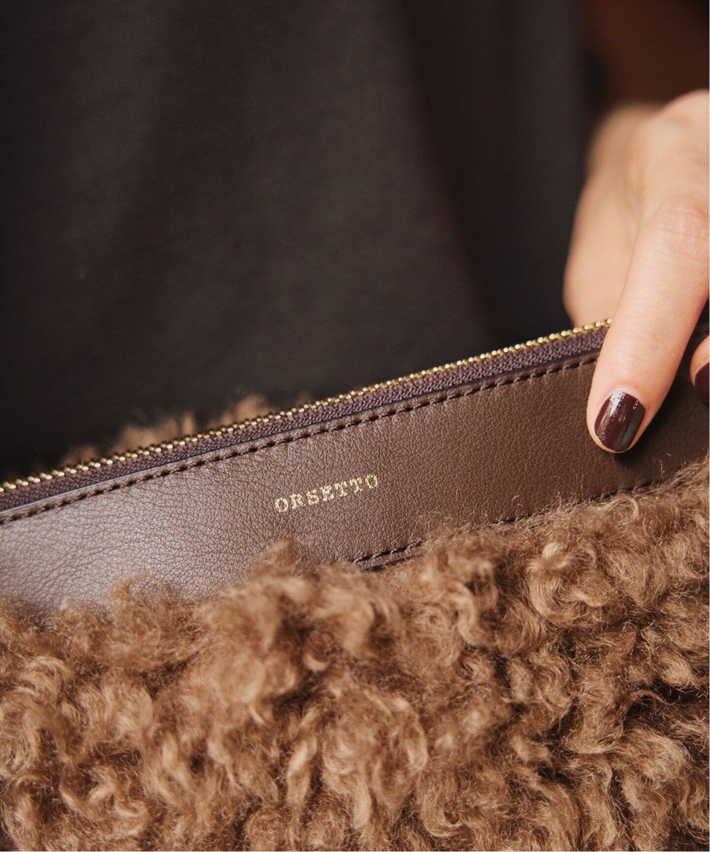 ORSETTO オルセット Mouton Bag MORBIDO 1503250010（クラッチバッグ 