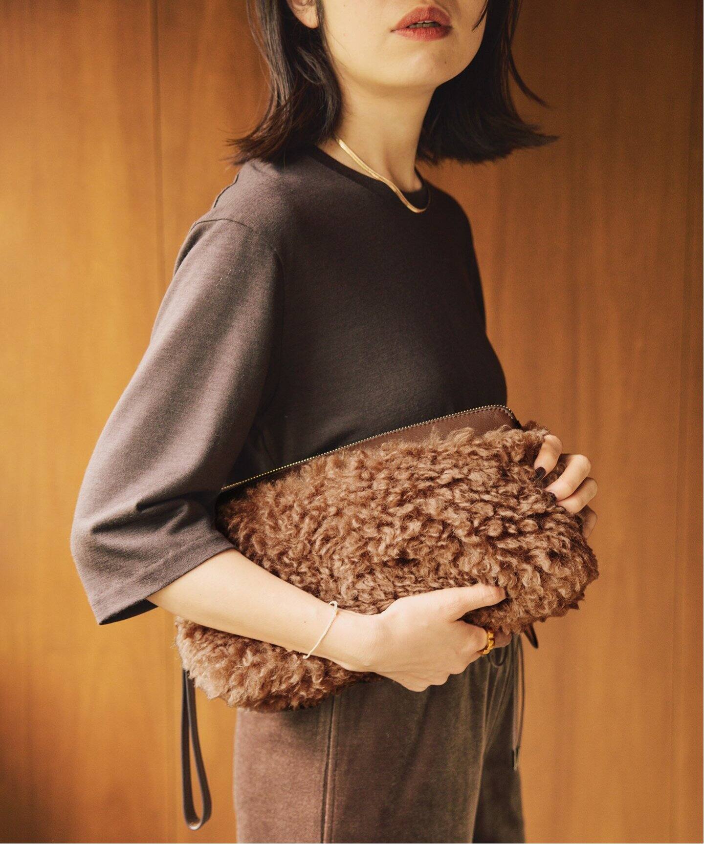 ORSETTO オルセット Mouton Bag MORBIDO 1503250010（クラッチバッグ 