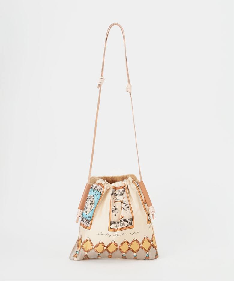 manipuri マニプリ プリントシルクミニバッグ 0153252503（トート 