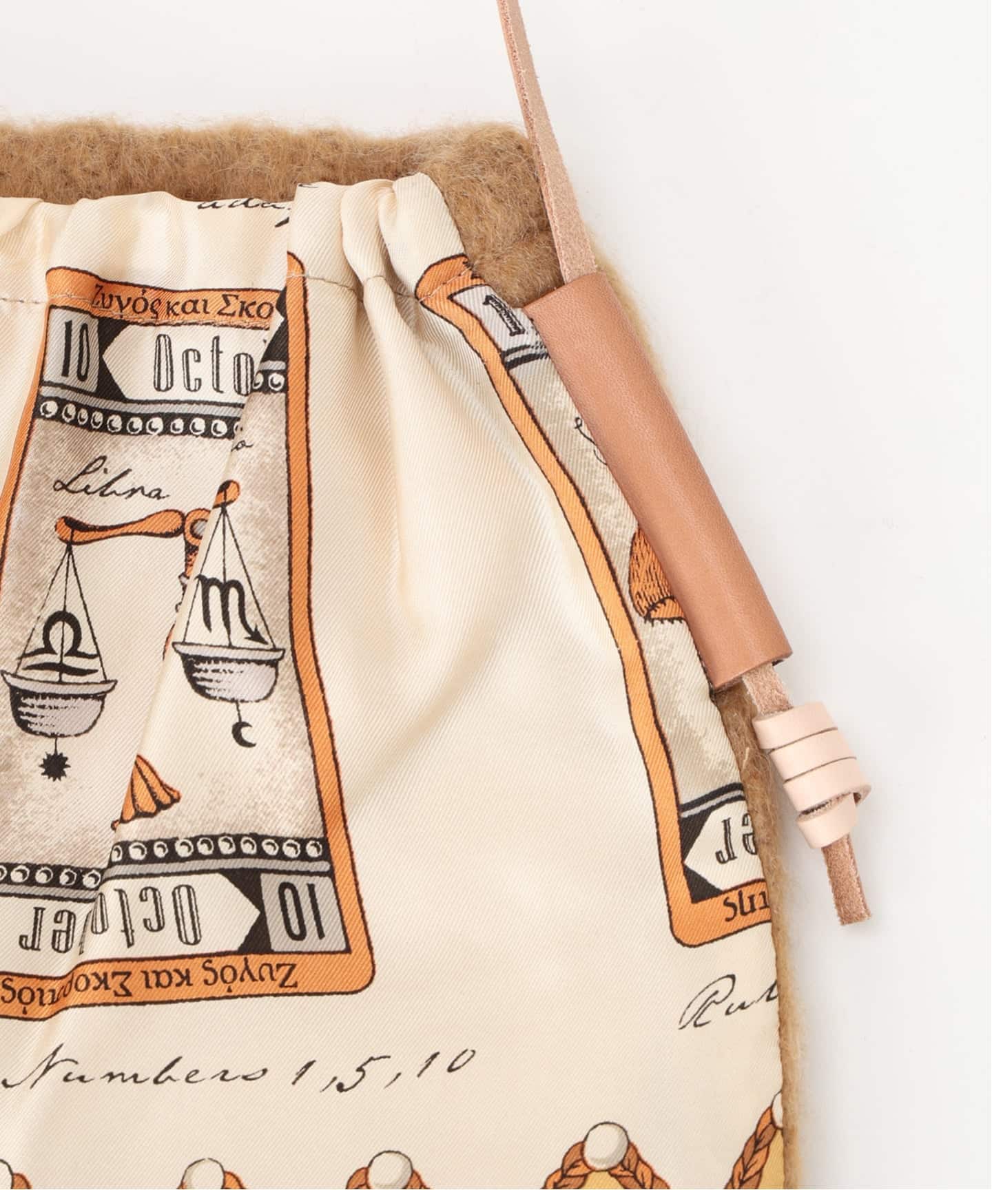 manipuri マニプリ プリントシルクミニバッグ 0153252503