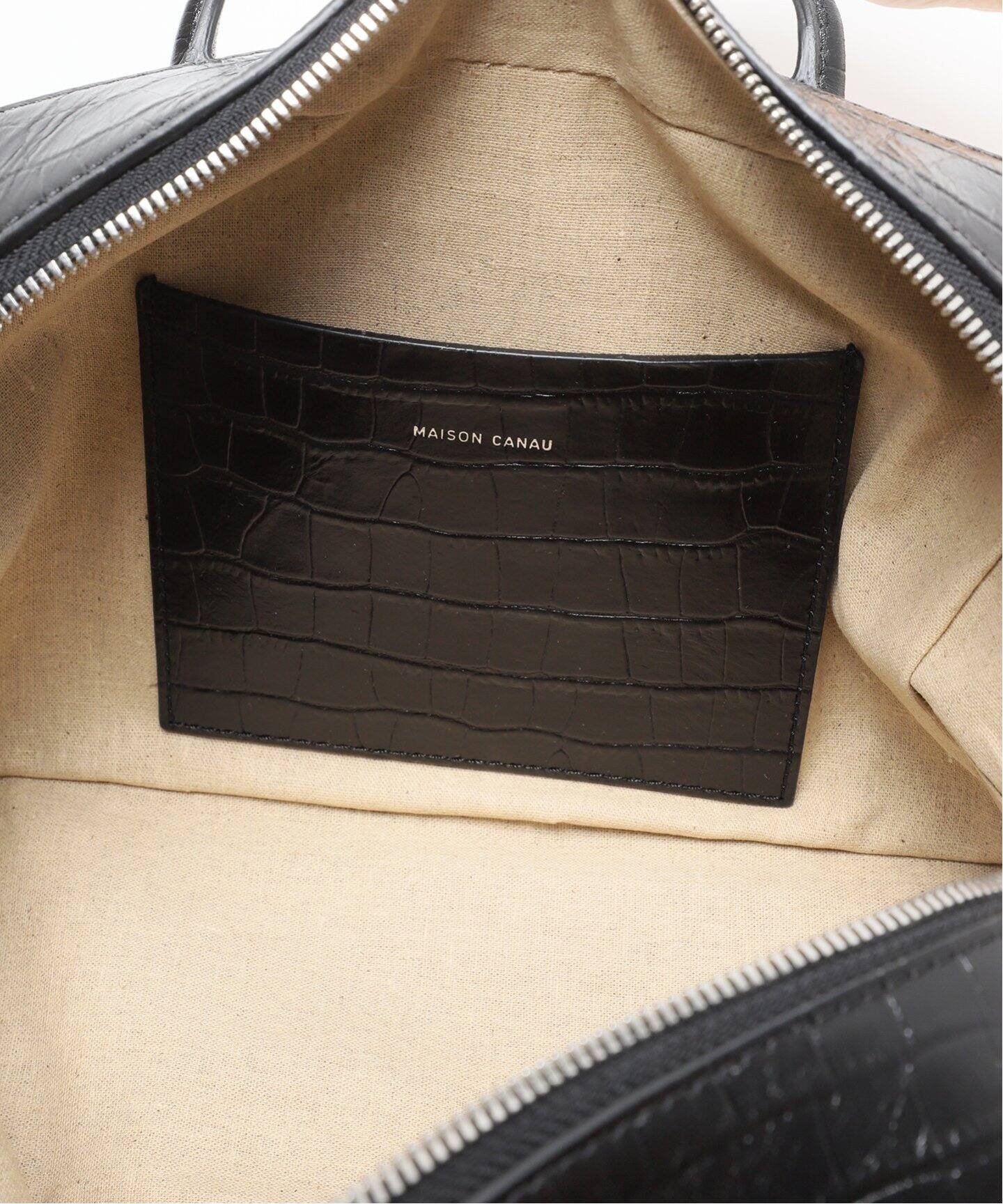 MAISON CANAU BOXボストンバッグ　S MAISON CANAU/メゾン カナウ】 BOX ボストンバッグ S | イエナ(IENA