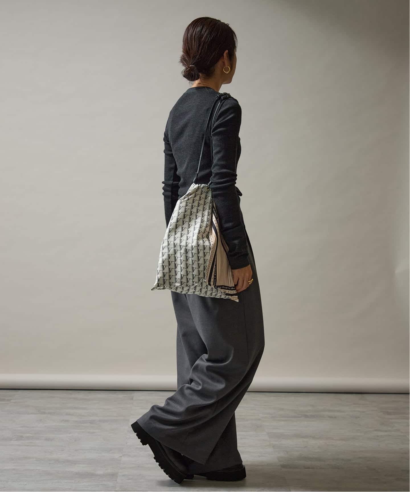 追加》manipuri マニプリ Bag 別注Verロゴxデイジーバンダナ