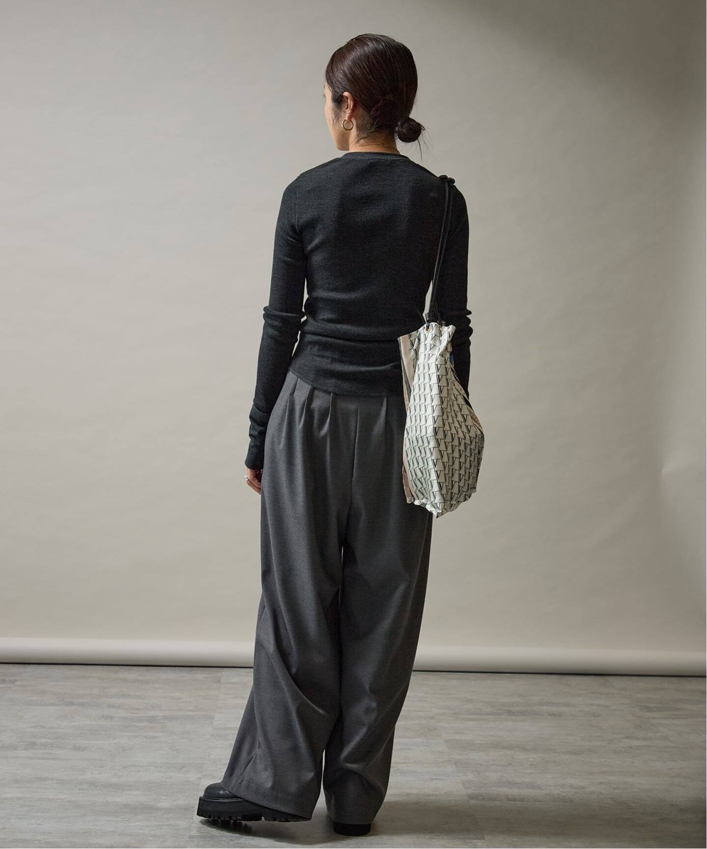 【新品未使用】☆定価の半額⭐︎manipuri/マニプリ　MARCHE かごバッグ 追加》manipuri マニプリ Bag 別注Verロゴxデイジーバンダナ（トート