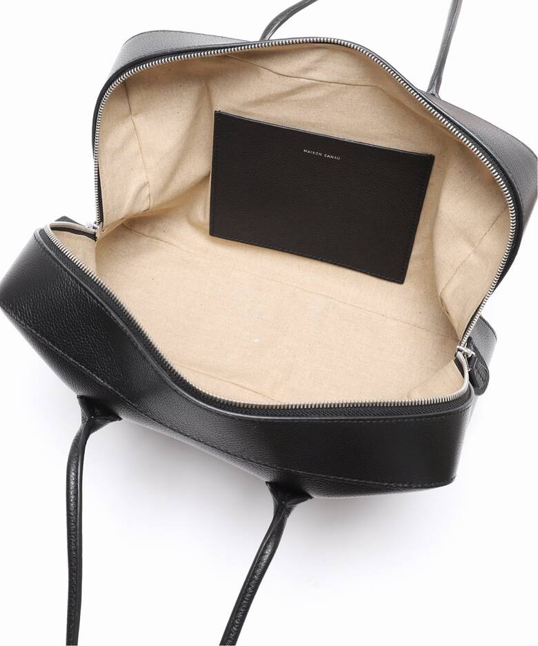 追加》MAISON CANAU メゾン カナウ ボックスボストン Lハンドル 別注 