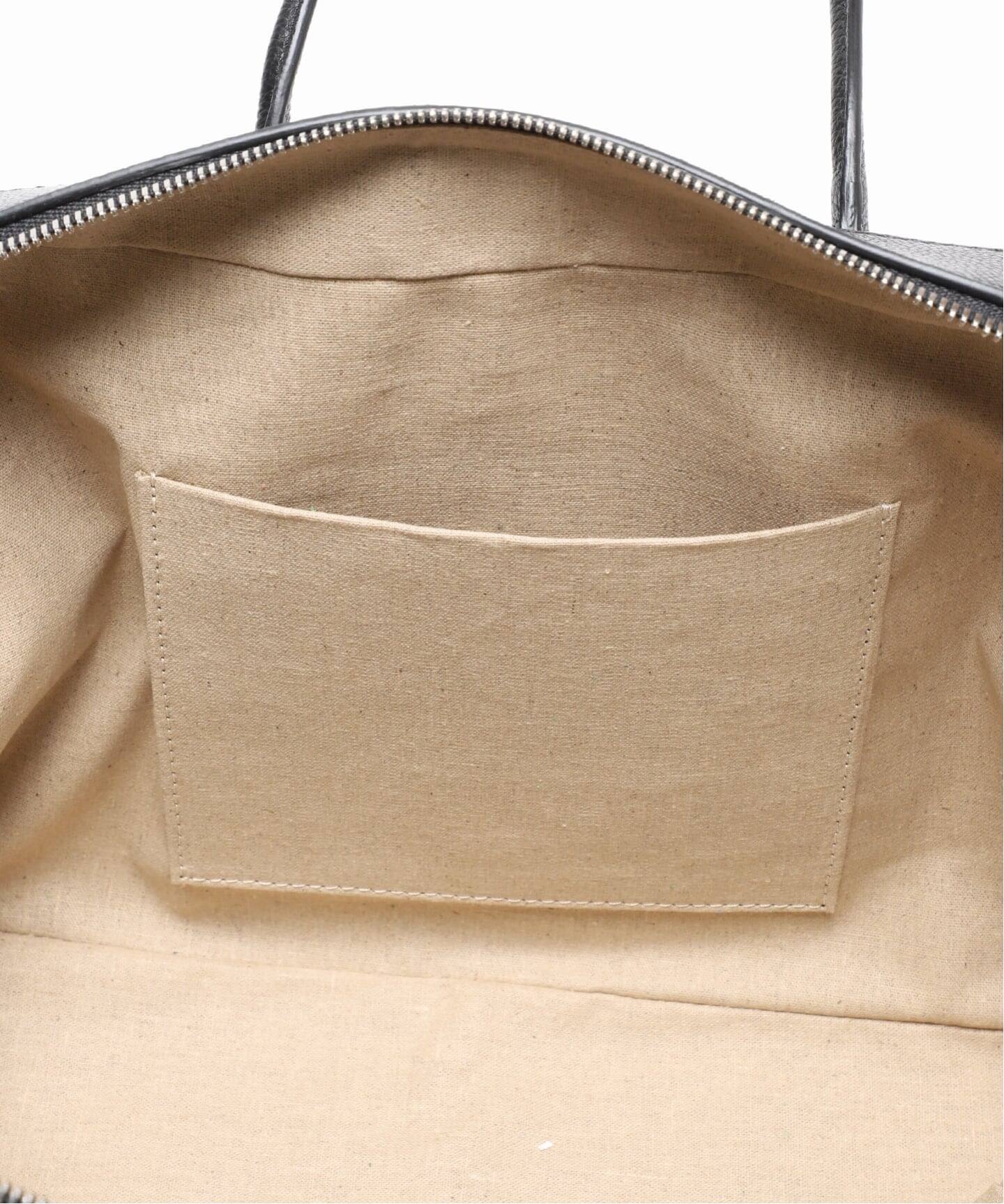 追加》MAISON CANAU メゾン カナウ ボックスボストン Lハンドル