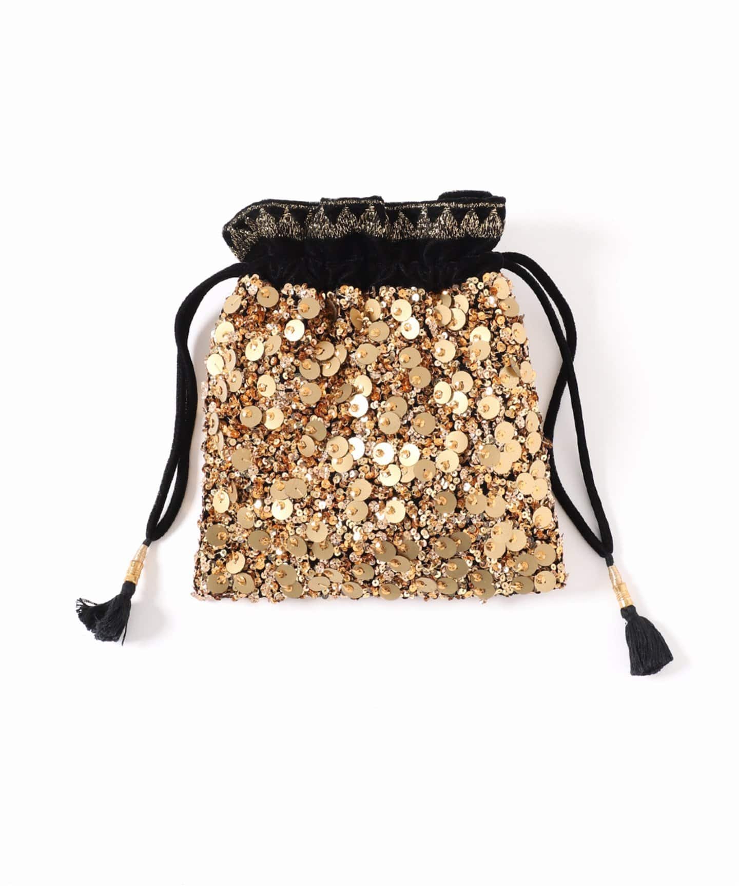 CITRUS シトラス 別注Gold Sequines Potli Bag C25/PO863（その他