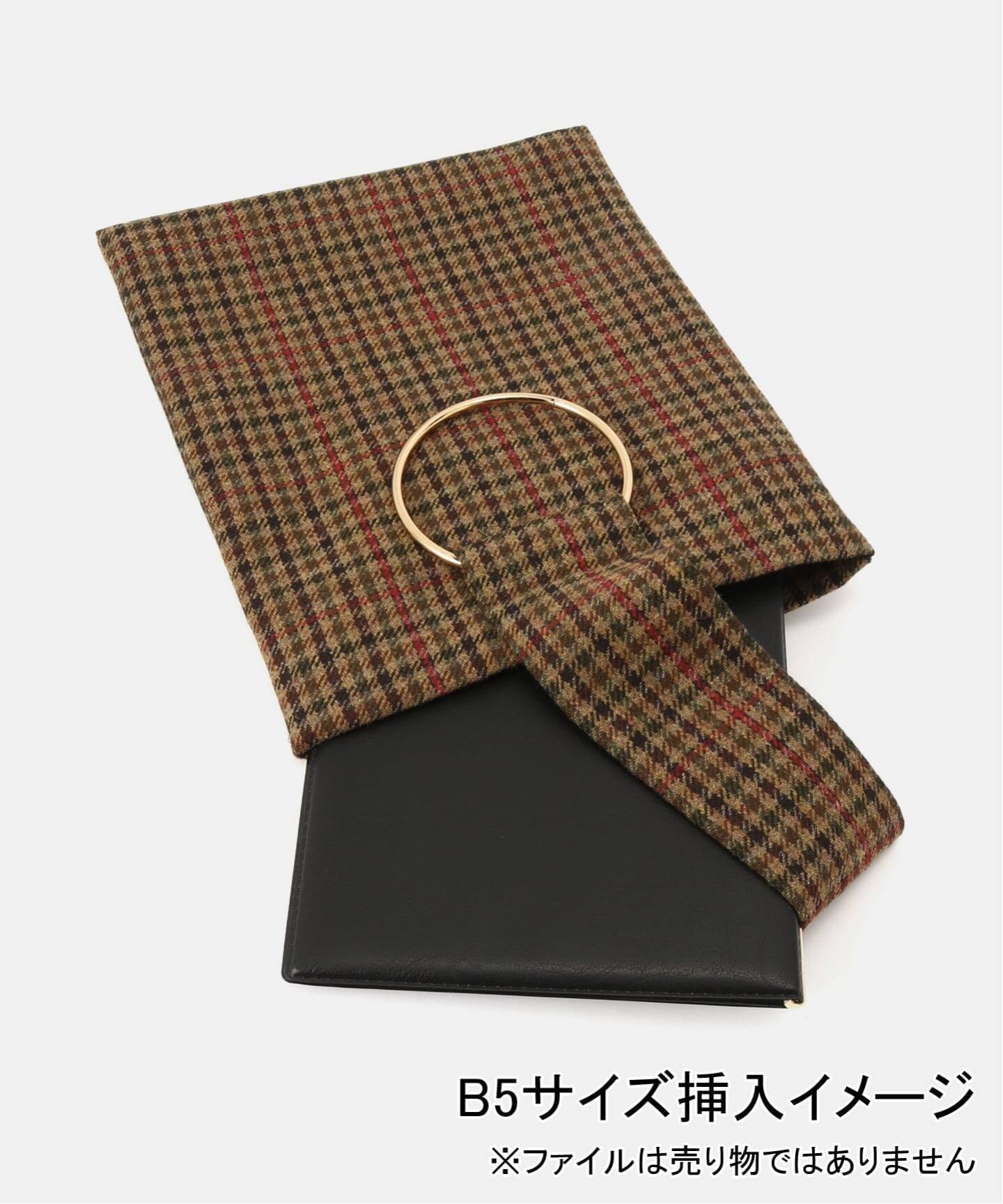 追加》LERET.H ルレアッシュ 別注サック・カレ チェック（ハンドバッグ