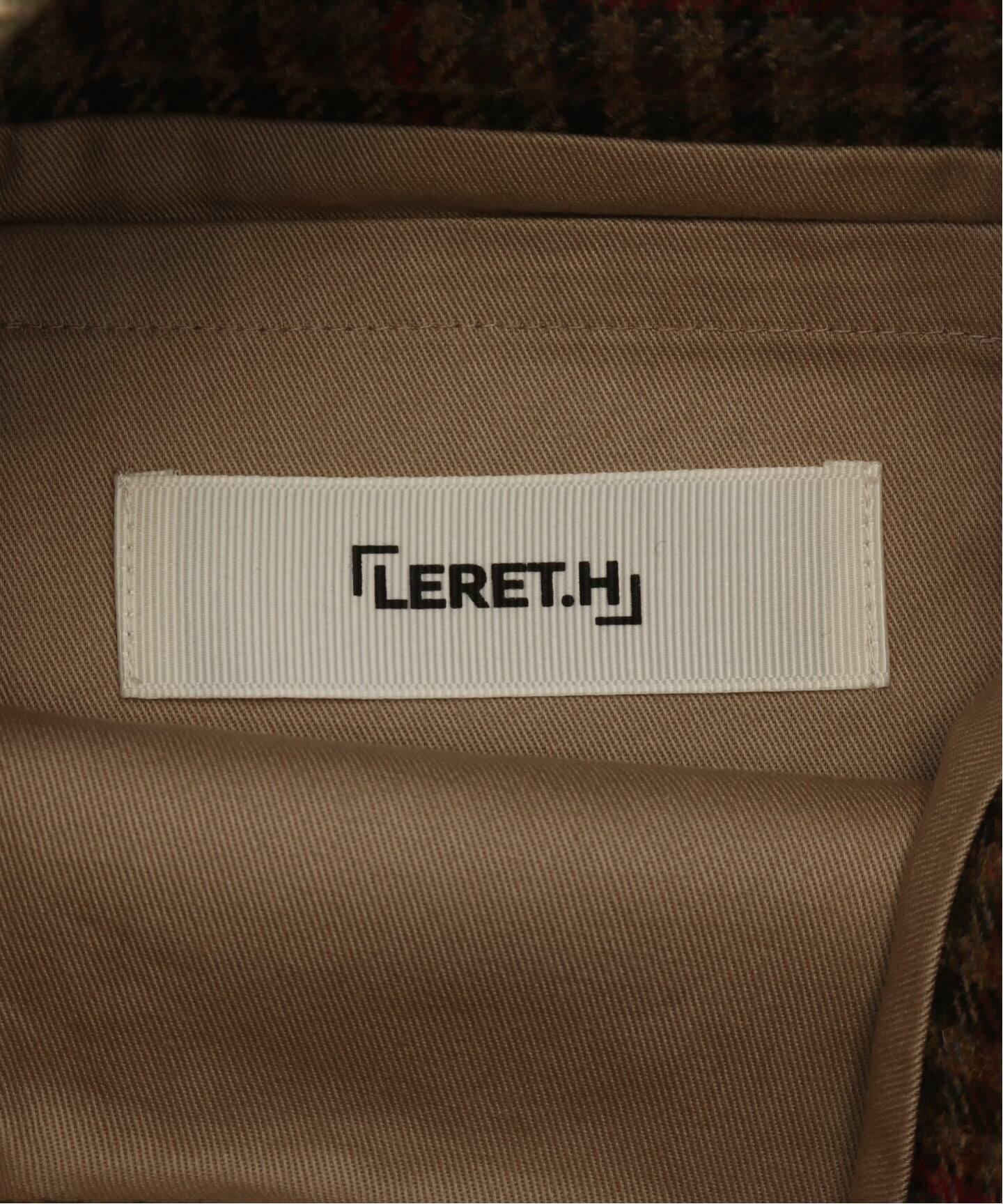 追加》LERET.H ルレアッシュ 別注サック・カレ チェック（ハンドバッグ