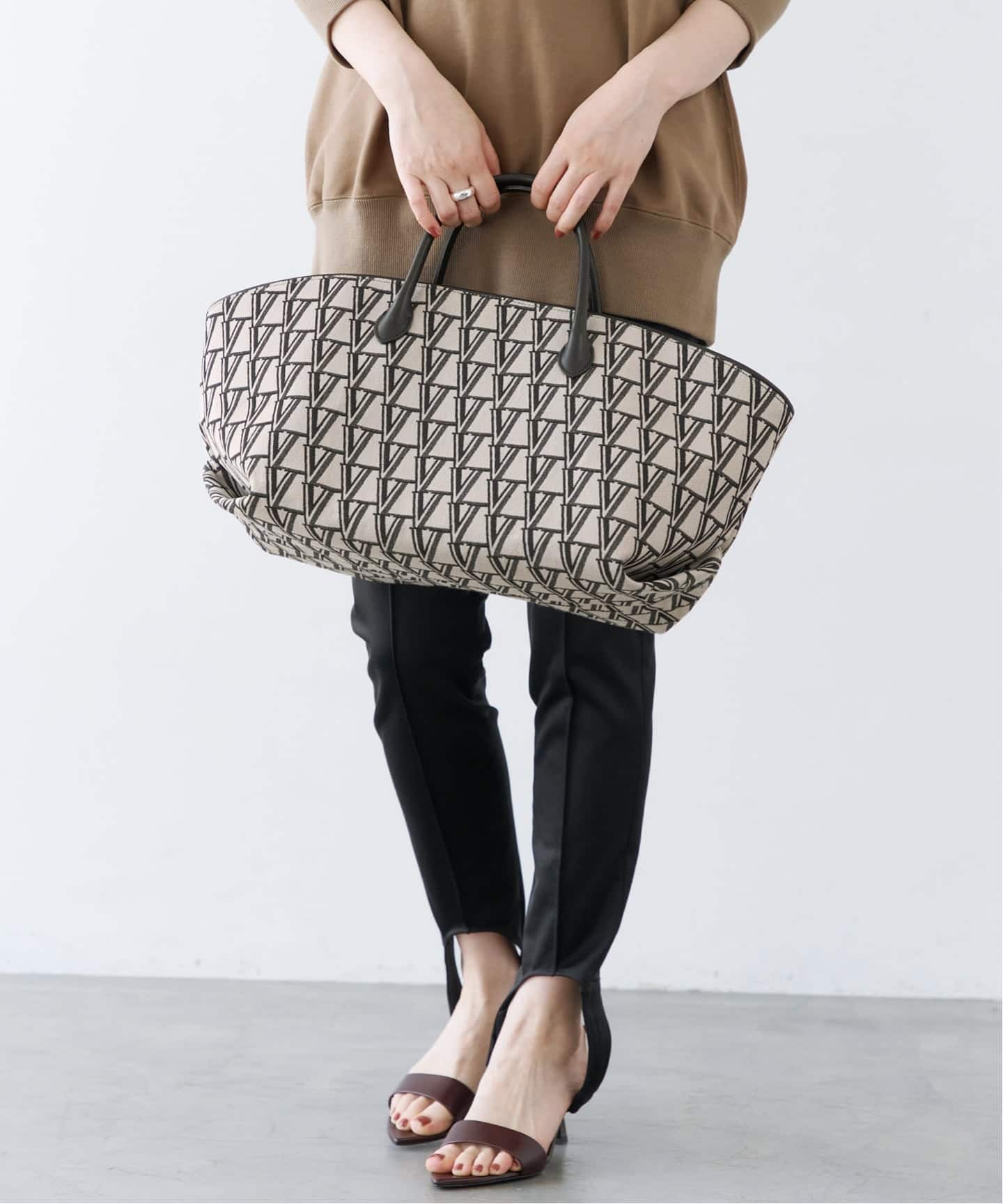VERMEIL par iena SHIME 別注 トートバッグ 完売品　美品 SHIME シィメ 別注 マルシェトート（トートバッグ）｜VERMEIL