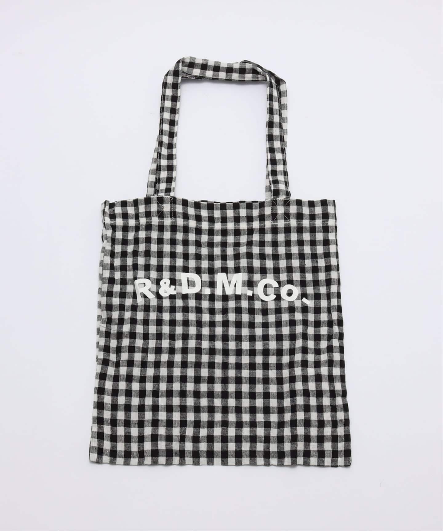 【新品未使用】R&D.M.Co- ロイヤルスチュアート　リネントートバッグ リネンタータンチェックトートバッグ/R＆D.M.Co- | ovede
