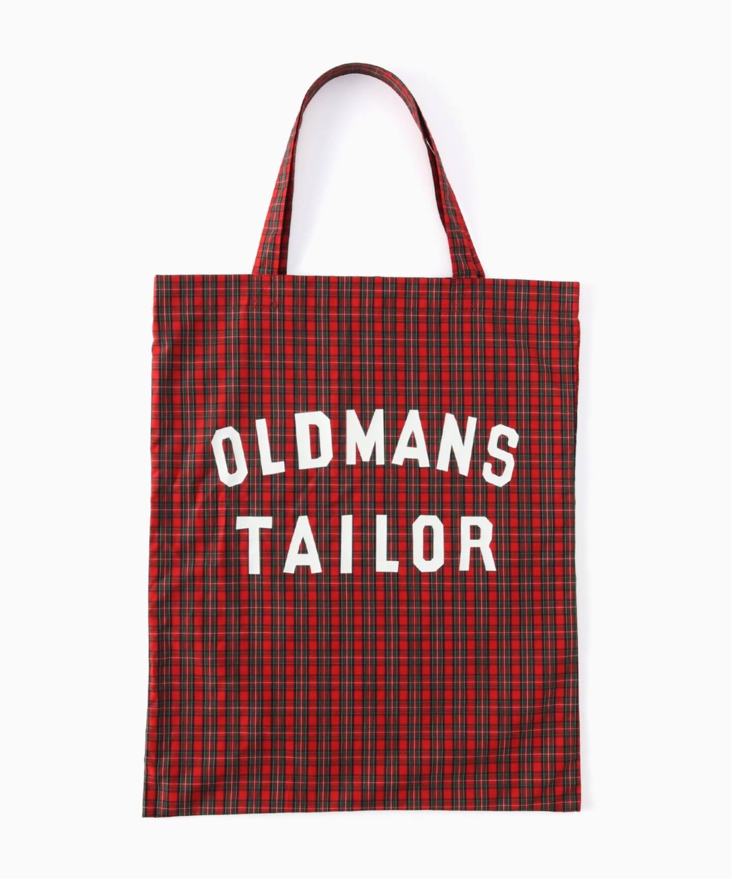 R&D.M.Co/オールドマンズテイラー】OMT PRINT TOTE CHECK トートバッグ