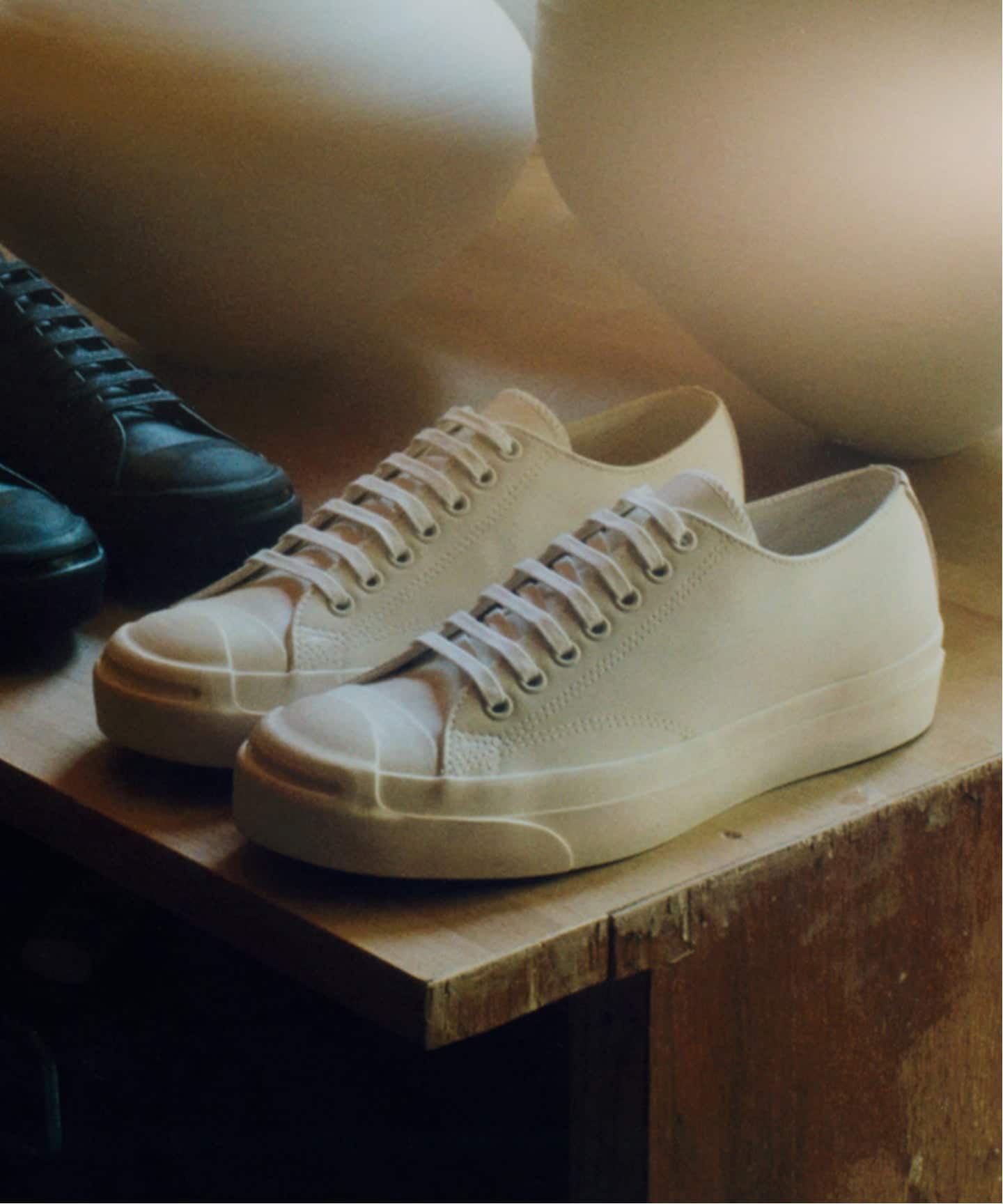 Jack Purcell 1935 ホワイトスニーカー コンバース】大人のマストバイ「白スニーカー」｜「ジャック