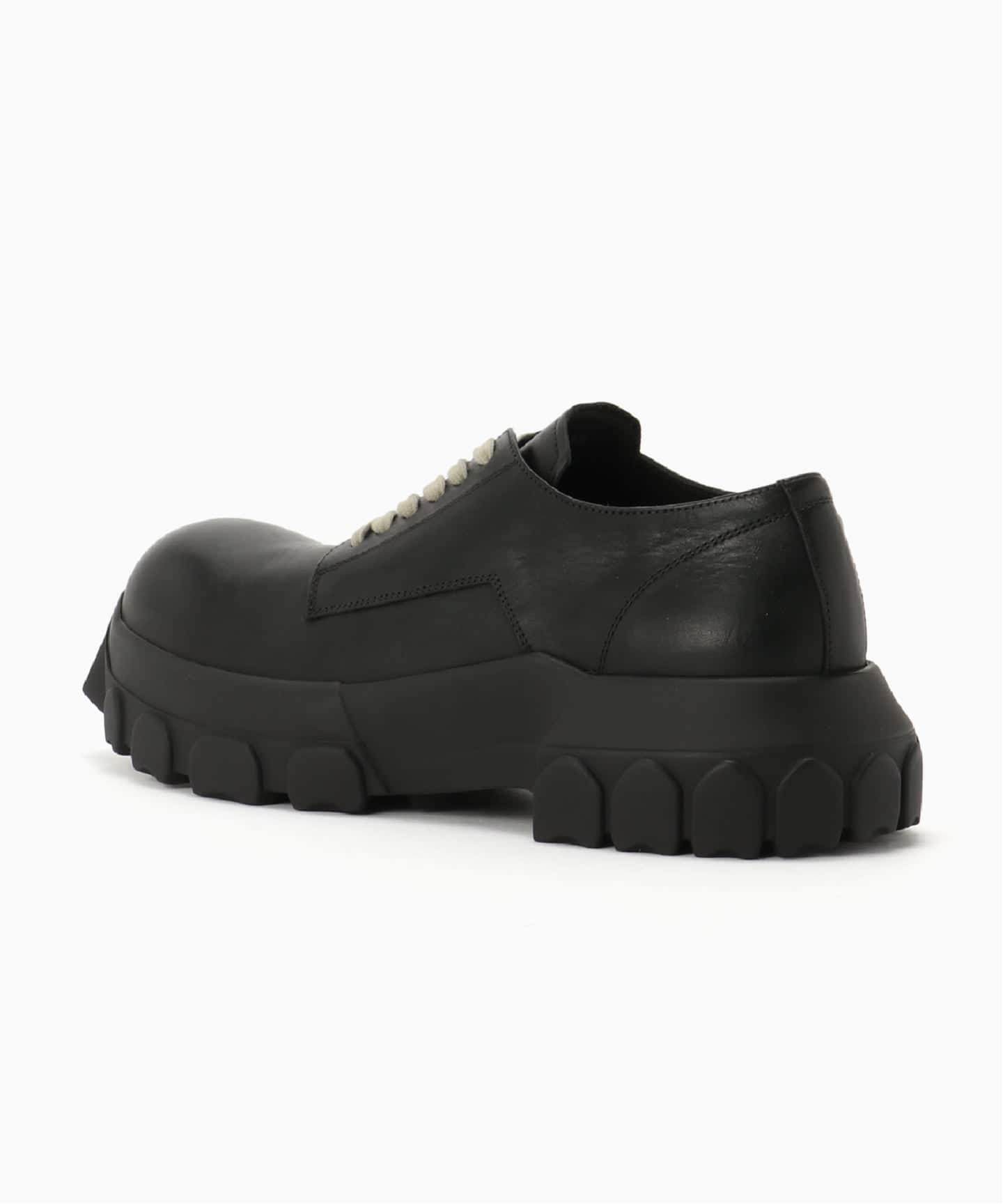 RICK OWENS:RU02E1884LOO-099:LACEUP BOZO TRACTOR（レザー