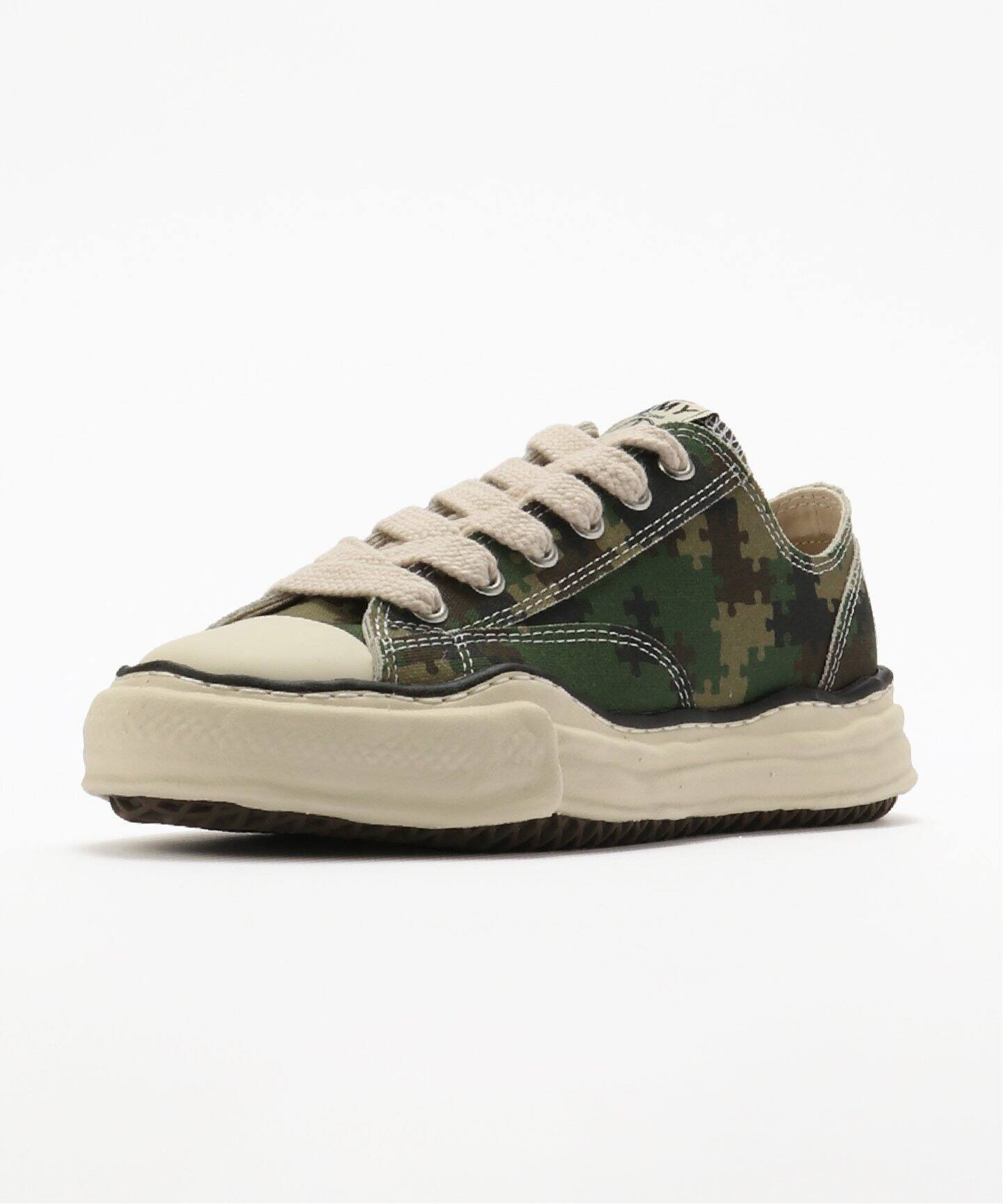 MIHARA YASUHIRO:C13FW715-WL:PUZZLE CAMO PETERSON LO