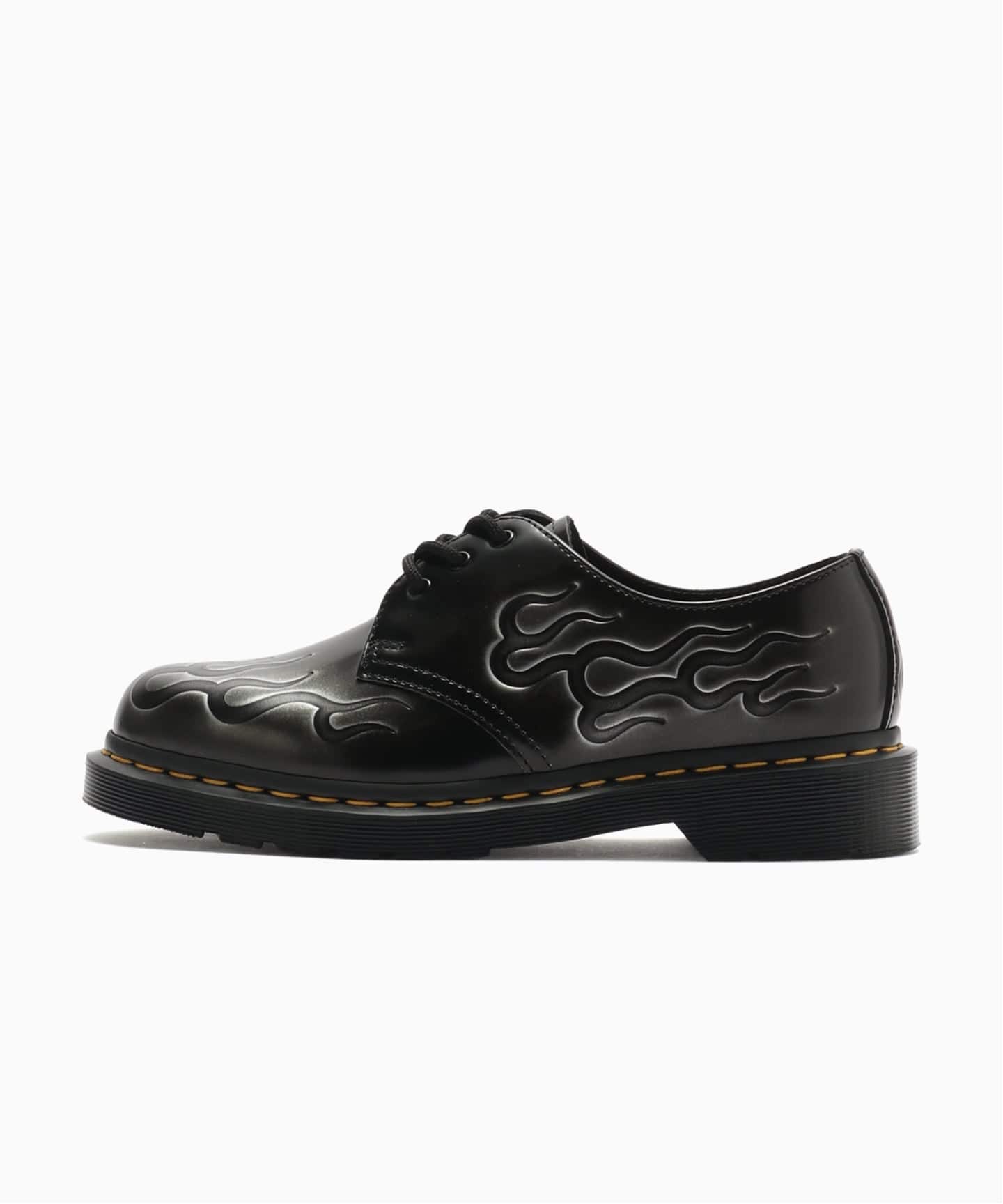 Dr. Martens 1461 INFERNO ブラック/シルバー 1461 INFERNO 3 ホール