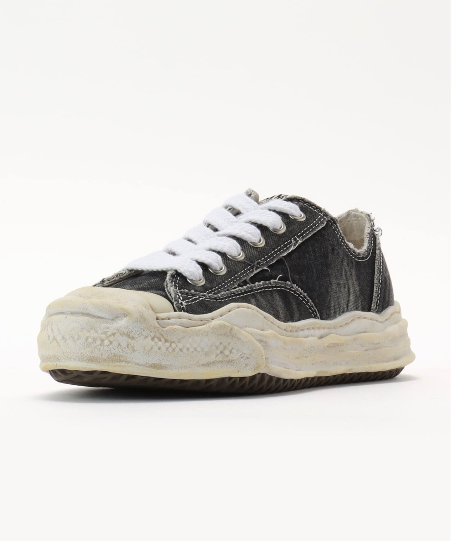 MIHARA YASUHIRO:A15FW731-018:HANK bleach denim lo（スニーカー