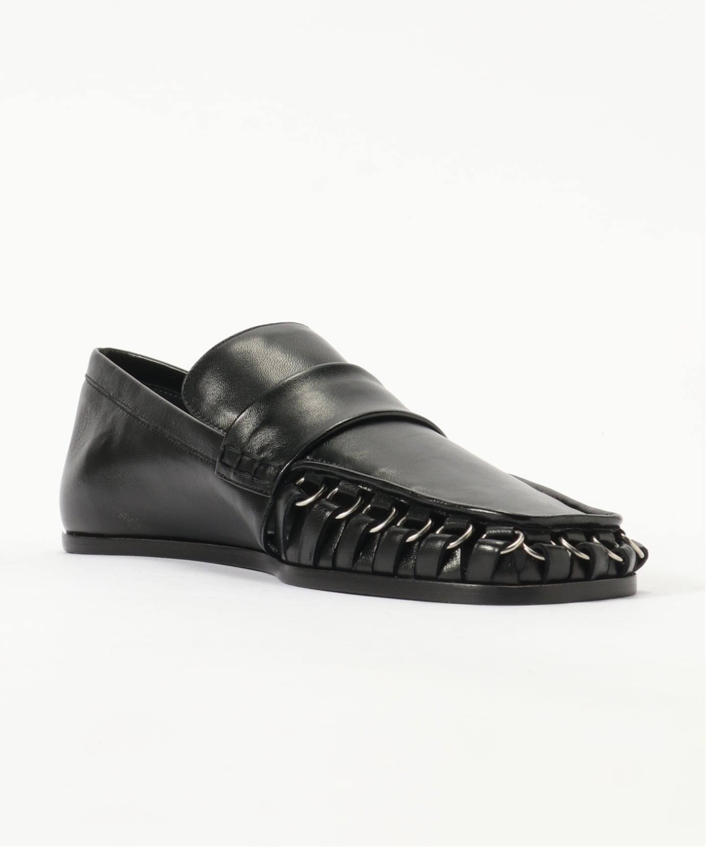 JIL SANDER:J15WR0026P4835 -001:0232-Mocassin（レザーシューズ